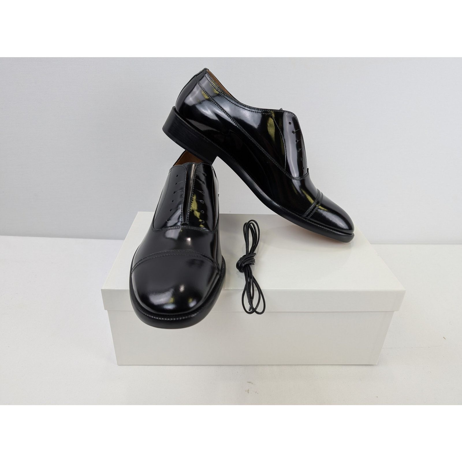 Maison Margiela o1rshd1 MMMKE Leather Shoe Boots in Black Size US 11 / EU 44 - 13 Thumbnail