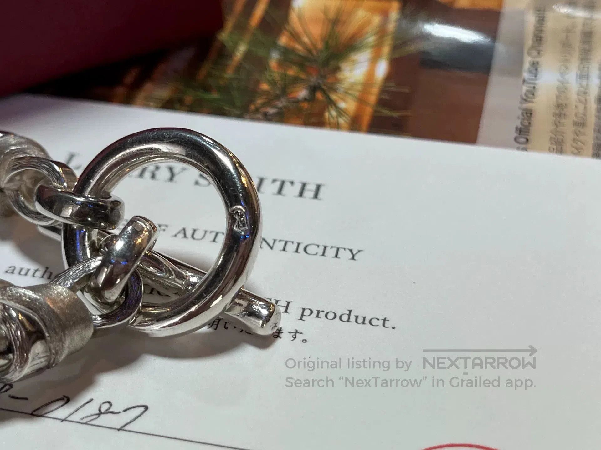 Larry Smith Larry Smith Silver Buckle Hand Strap. Size ONE SIZE - 4 Thumbnail