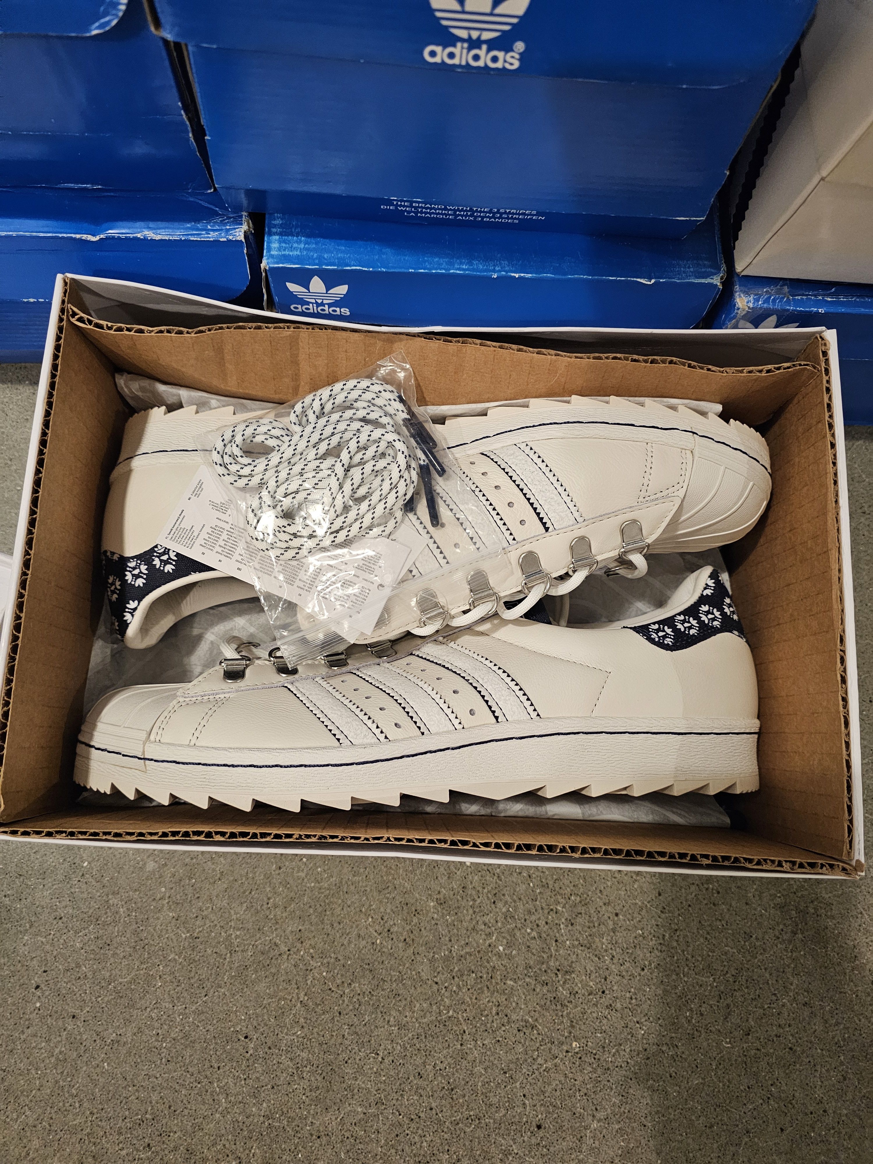 Adidas Adidas x Footshop Blueprinting Sneakers Size US 11.5 / EU 44-45 - 3 Thumbnail