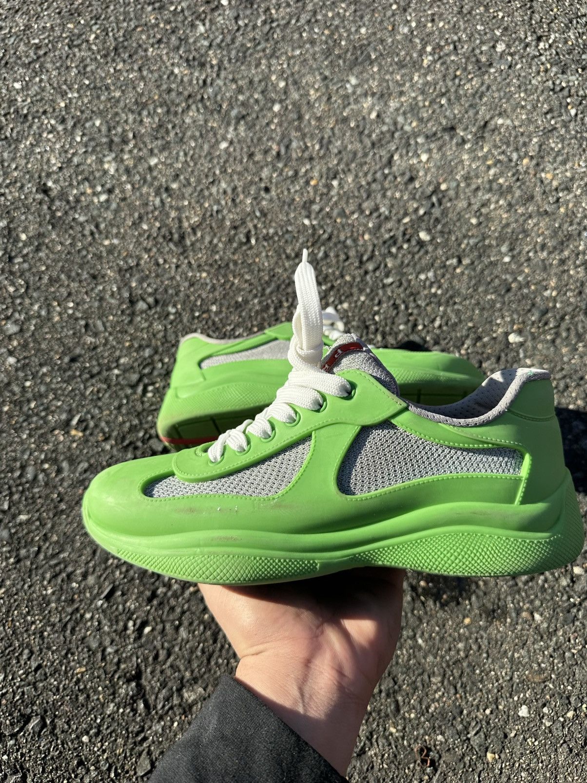 Prada Prada America’s Cup Soft Rubber Green Size US 6 / EU 39 - 9 Thumbnail