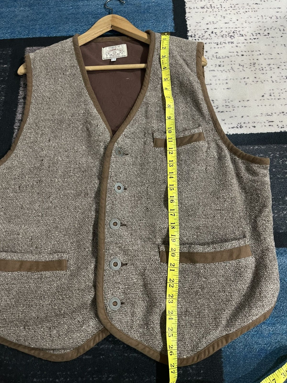 Armani Exchange Vintage Armani Jeans Vest Size US L / EU 52-54 / 3 - 14 Thumbnail