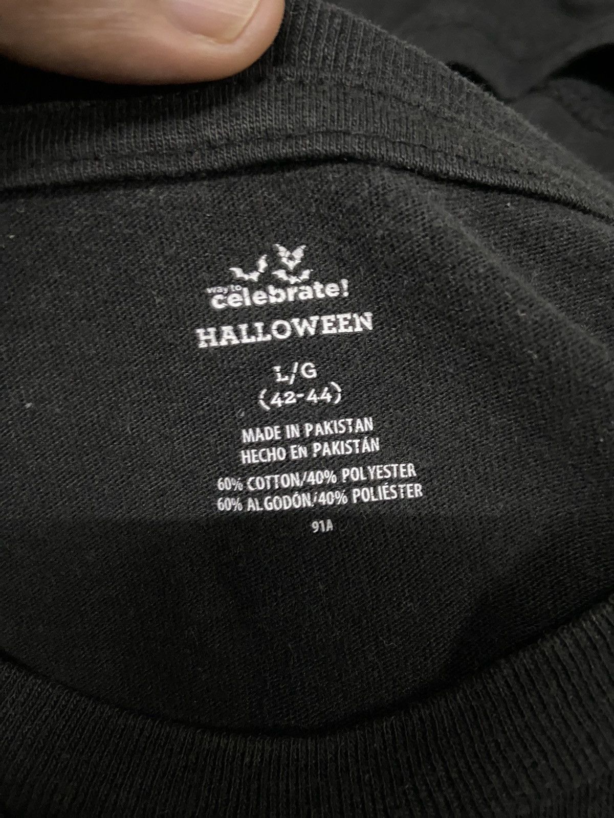 Bones SKELETON WAY TO CELEBRATE HALLOWEEN TEE SHIRT Size US L / EU 52-54 / 3 - 8 Thumbnail