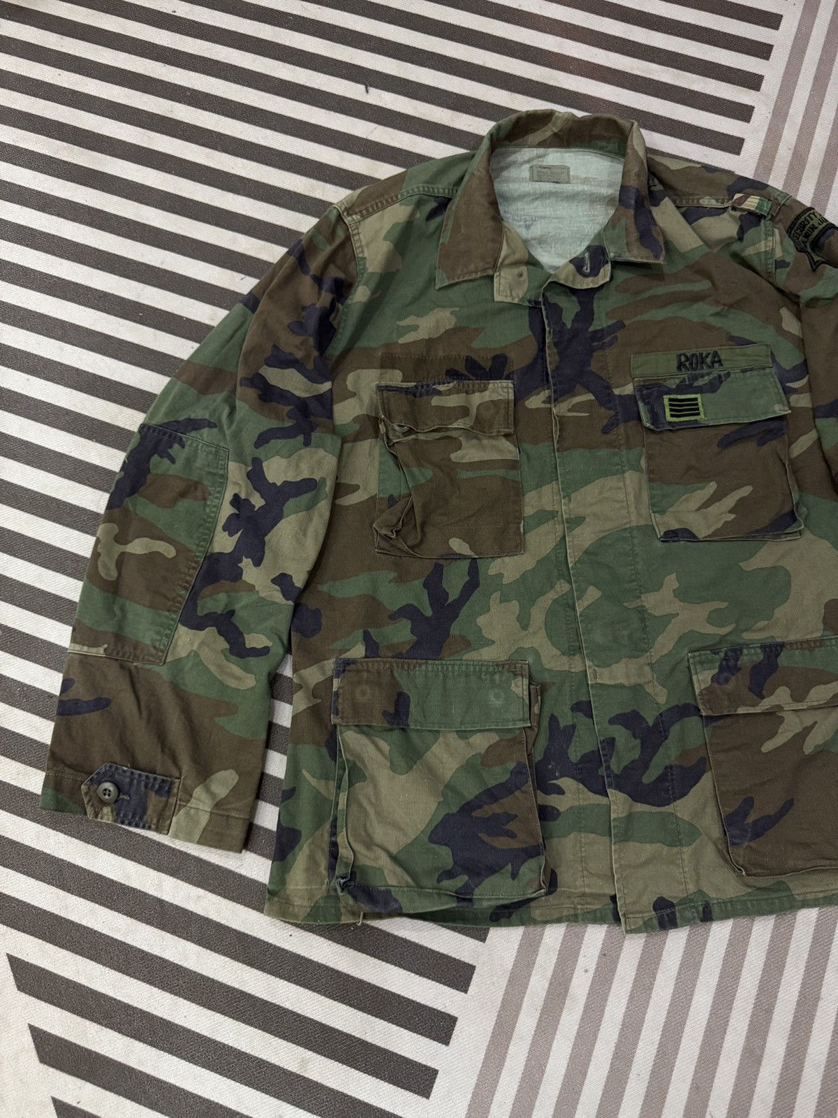 Vintage 🔥🔥🔥ARCHIVE VTG US ARMY CAMO SHIRTS JACKET Size US M / EU 48-50 / 2 - 2 Thumbnail