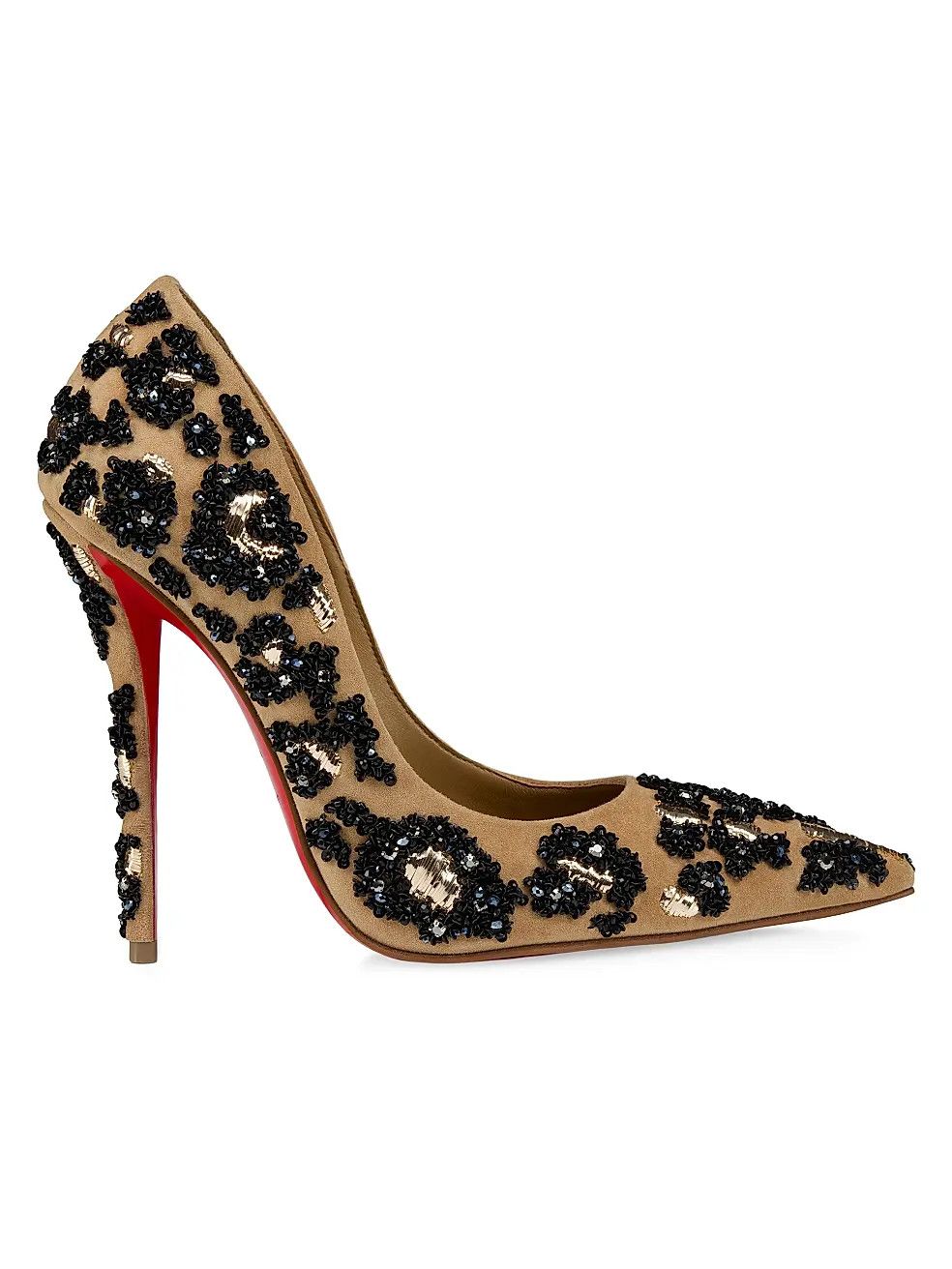Christian Louboutin oc11z0126 Miss Z Lameleo 120MM in Beige Size US 5 / IT 35 - 2 Thumbnail
