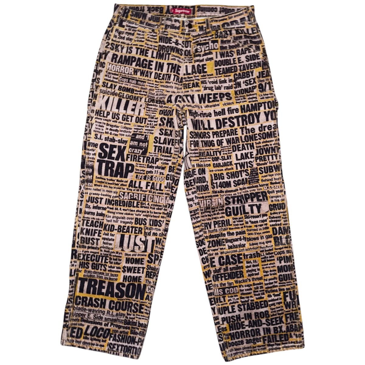 Supreme Hellraiser Skate Pant Size M (Altered) | Grailed