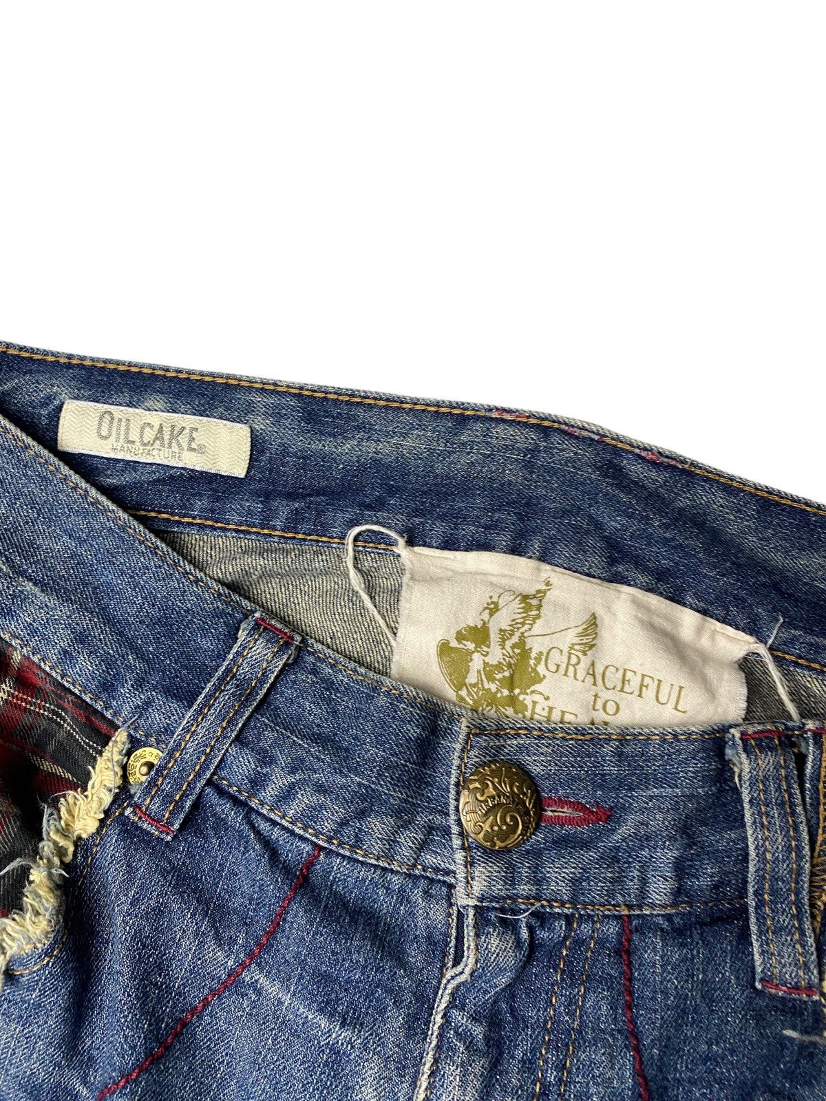If Six Was Nine 2000's Graceful to Heaven Seawash Flared Jeans Size US 31 - 10 Thumbnail