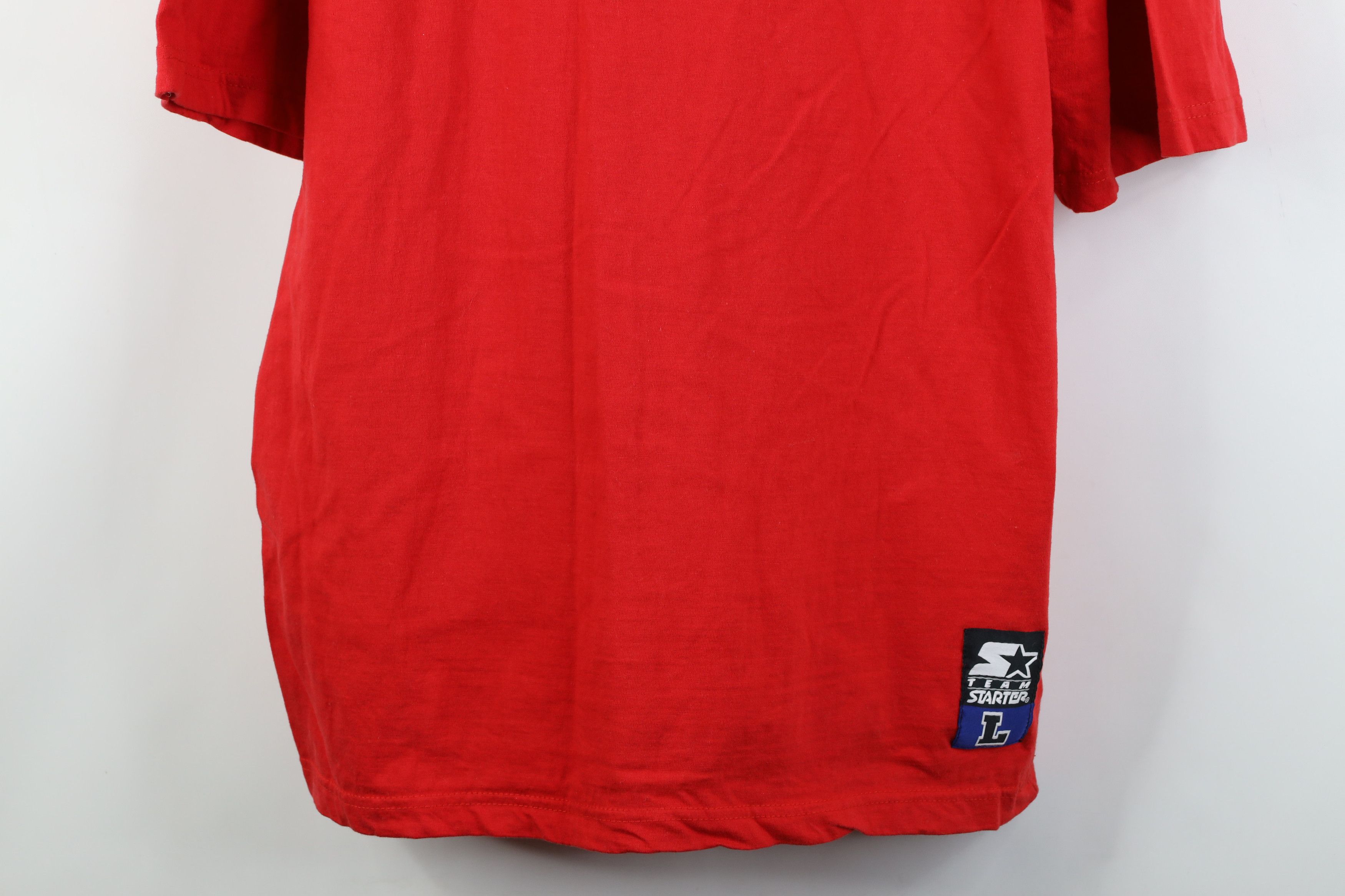 Starter Vintage 90s Starter Baggy Fit Ohio State University T-Shirt Size US L / EU 52-54 / 3 - 3 Thumbnail