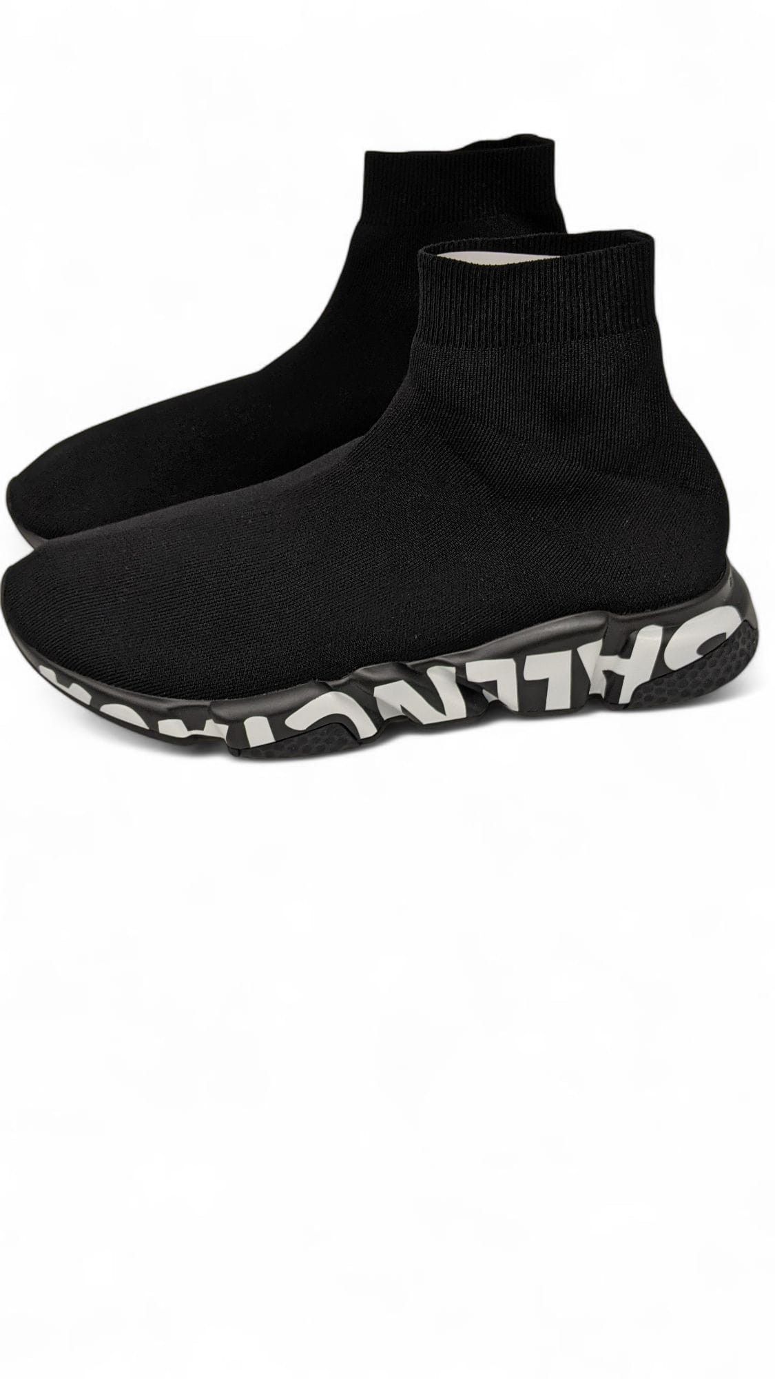 Balenciaga Balenciaga Black Graffiti Speed Trainer Sneakers Size 13 Size US 13 / EU 46 - 2 Thumbnail