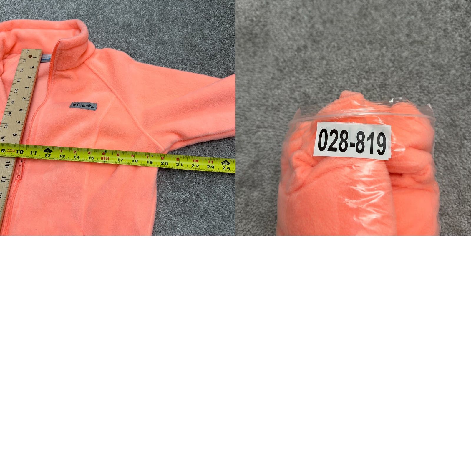 Vintage Columbia Benton Springs Fleece Jacket Womens Medium Orange Full Zip Outdoor Hike Size M / US 6-8 / IT 42-44 - 8 Thumbnail
