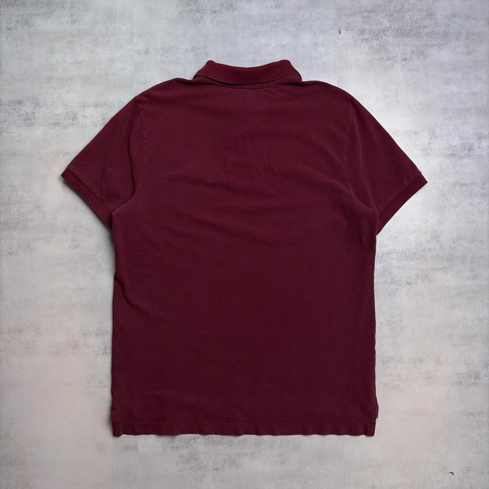 Express Y2K Burgundy Express Grunge Polo Shirt Size US L / EU 52-54 / 3 - 7 Thumbnail