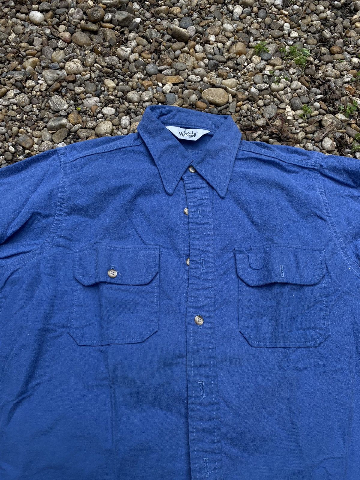 Woolrich Woolen Mills Vintage 70s 80s Woolrich Flannel Work Dense Shirt Size US L / EU 52-54 / 3 - 3 Thumbnail