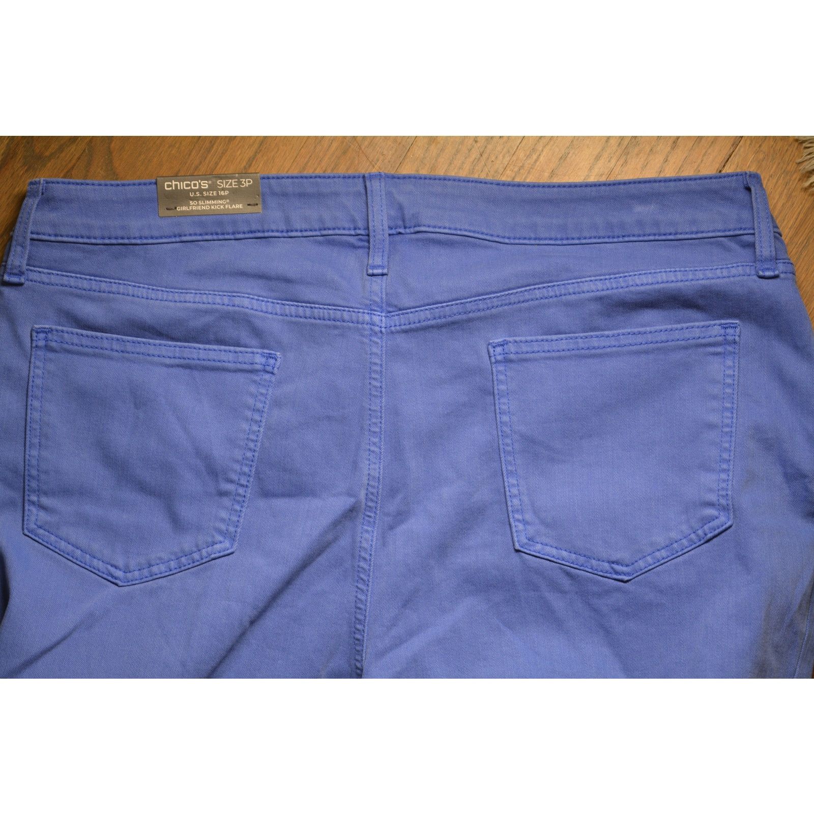 Chicos Chico's So Slimming Girlfriend Kick Flare Jeans - SP Size 38" / US 16 / IT 52 - 6 Thumbnail