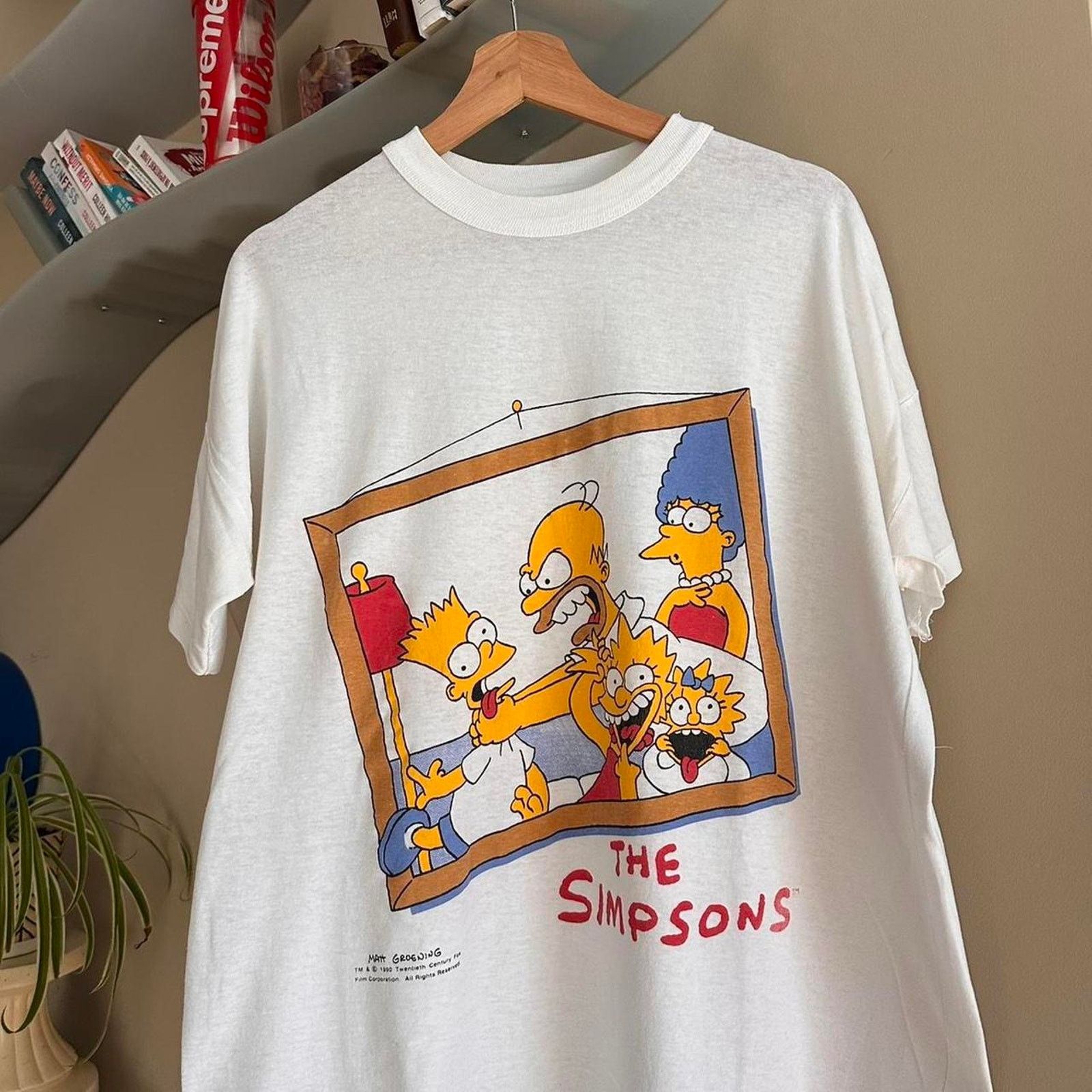 Cartoon Network × Vintage Vintage 1990 The Simpsons Cartoon Shirt Size US XL / EU 56 / 4 - 2 Thumbnail
