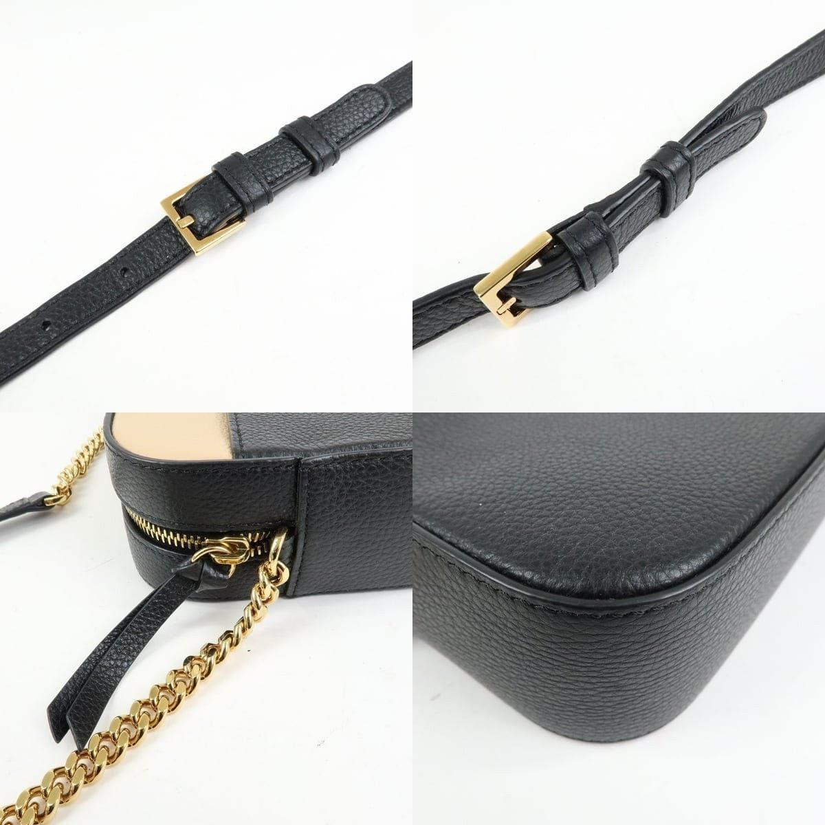 Versace Versace Virtus Leather Crossbody Bag Black Size ONE SIZE - 4 Thumbnail