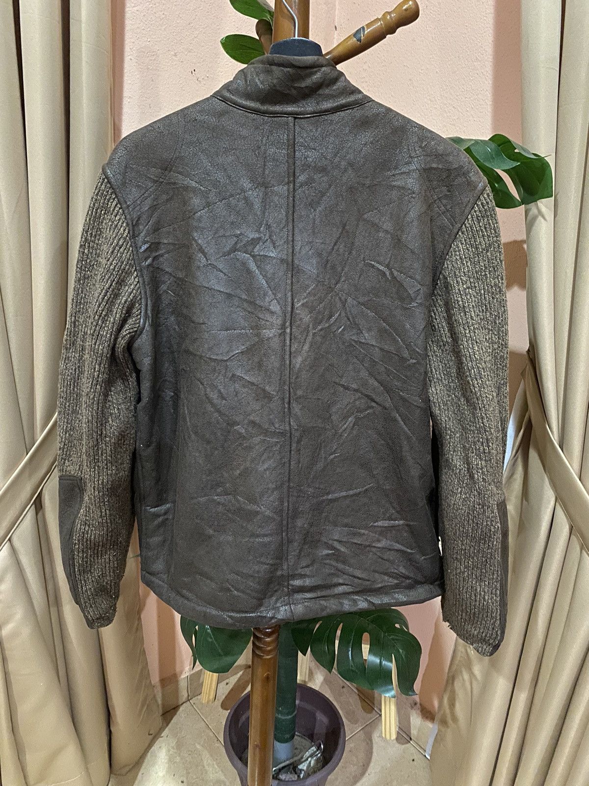 Vintage VINTAGE GAGAM SEUNGJE SUEDE AND KNIT JACKET Size US M / EU 48-50 / 2 - 10 Thumbnail
