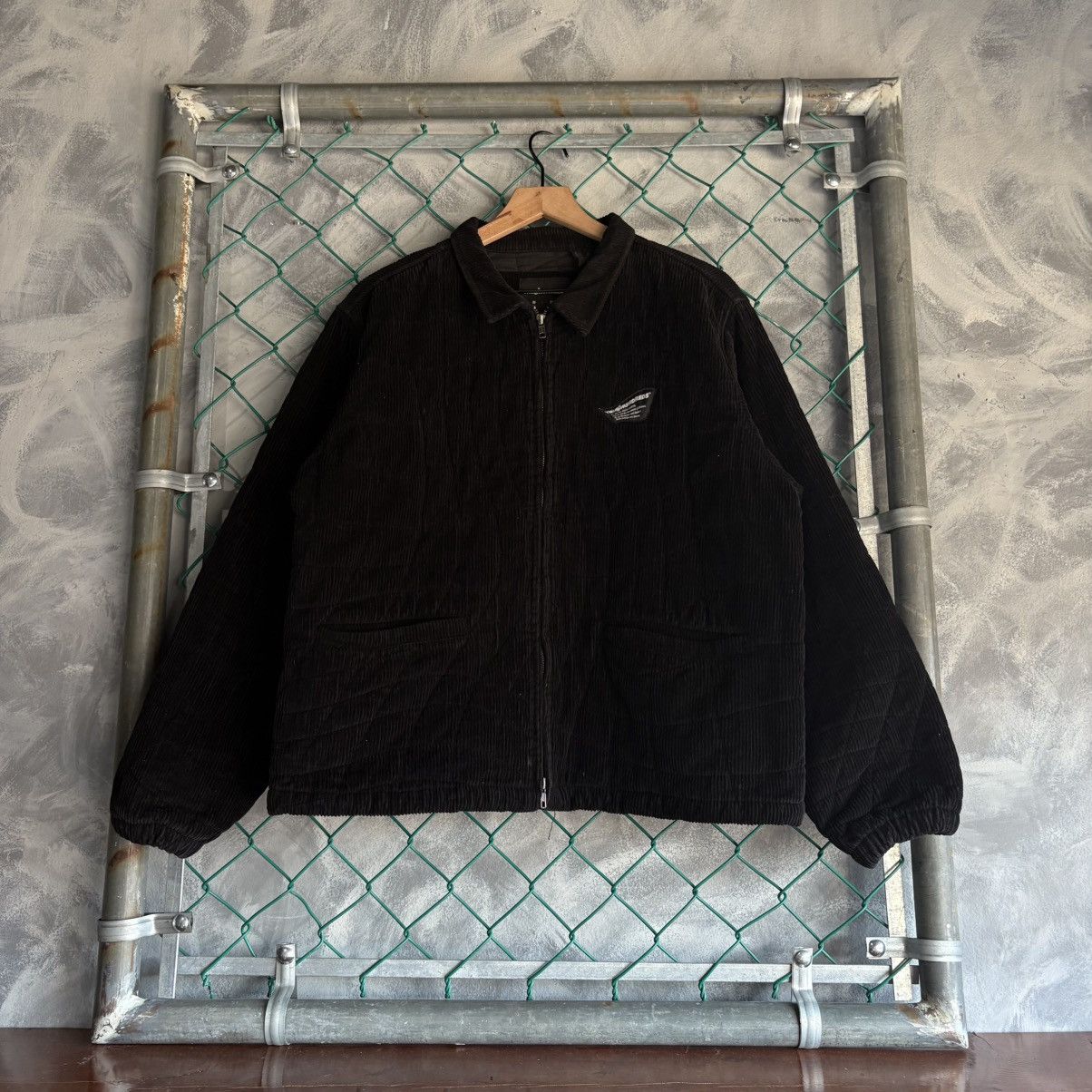 The Hundreds Jacket Vintage The Hundreds Mens Sz L Black Corduroy Fabric Size US L / EU 52-54 / 3 - 1 Thumbnail