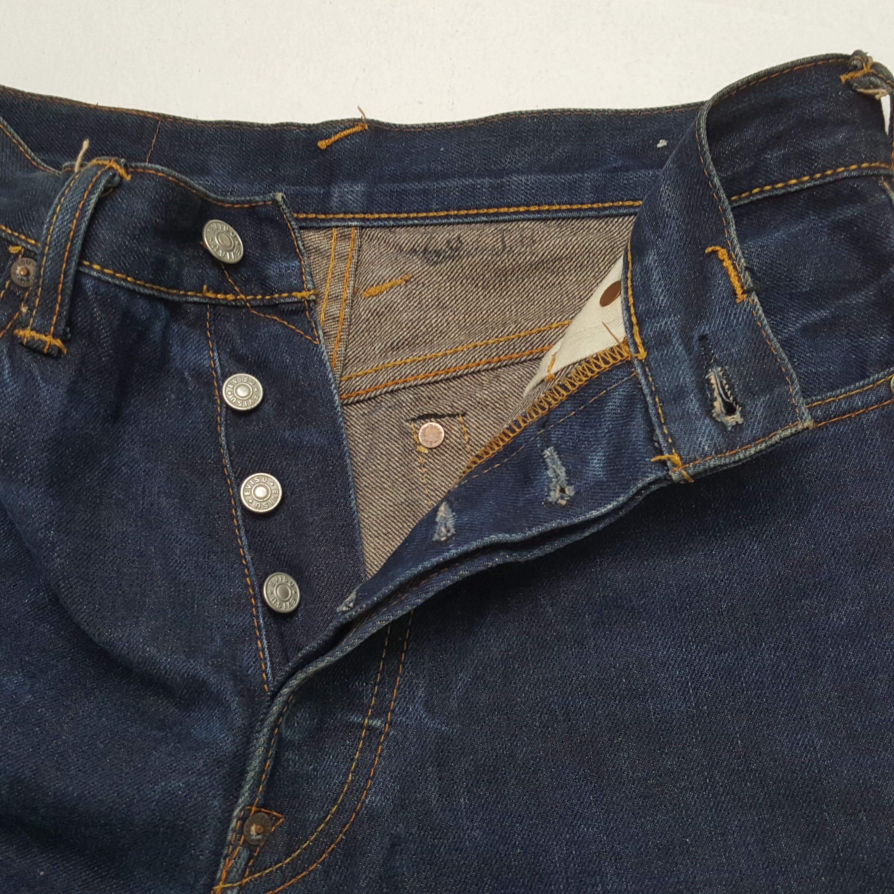Evisu × Japanese Brand × Vintage Vintage EVISU Japanese Brand Daicock Style Jeans Size US 27 - 13 Thumbnail
