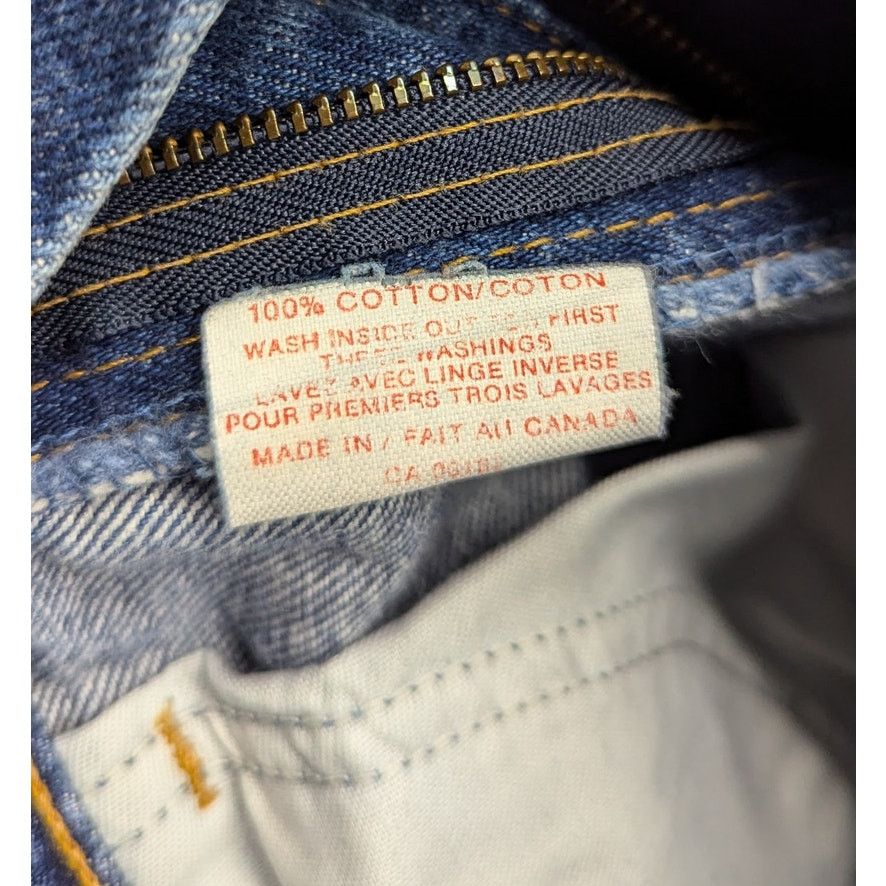 Levi's × Levi's Vintage Clothing × Vintage Vintage Levis 619 Made in Canada Orange Tab Blue Jeans Size US 32 / EU 48 - 5 Thumbnail