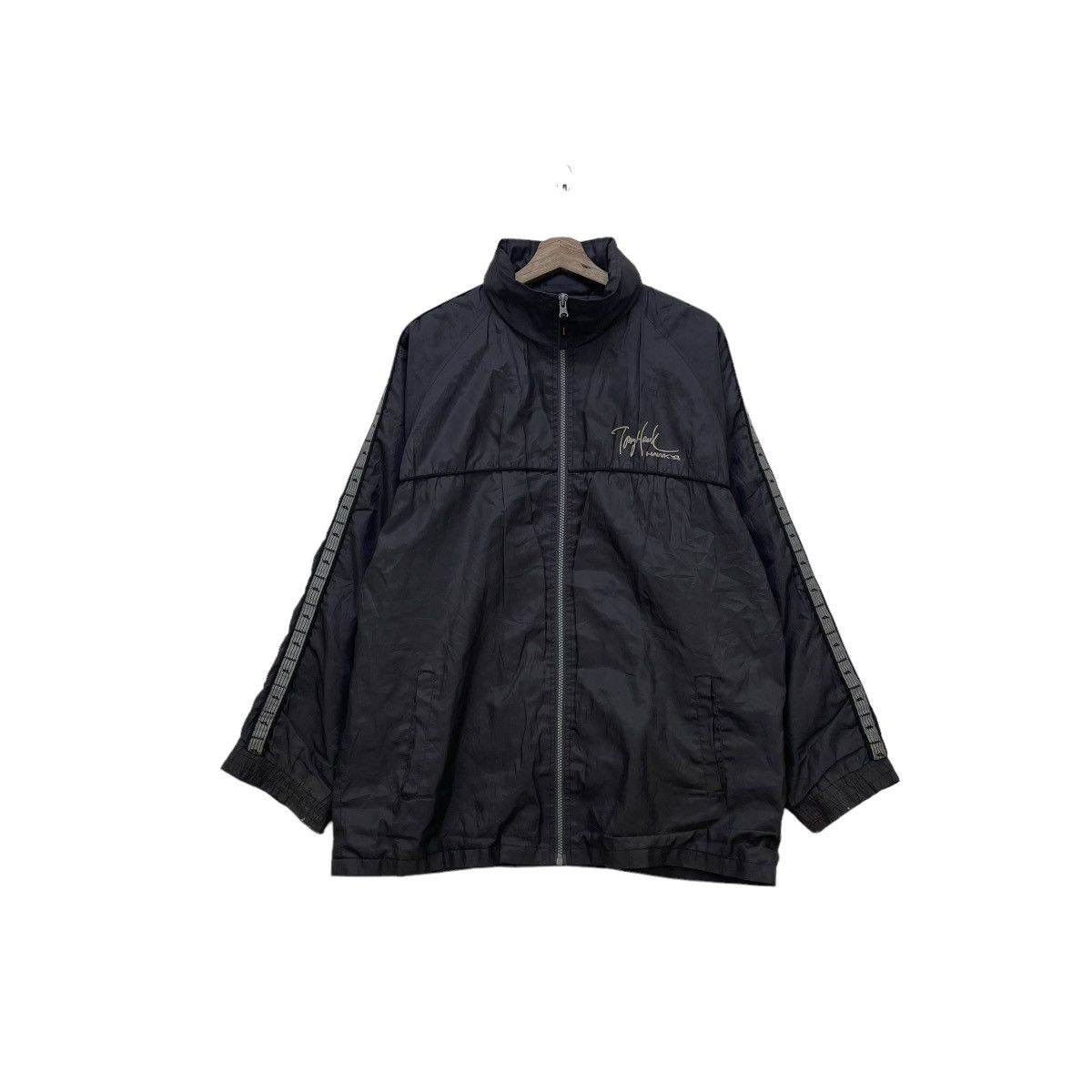 Tony Hawk Vtg Skateboarding Tony Hawk Side Tape Light Jacket Size US L / EU 52-54 / 3 - 2 Thumbnail