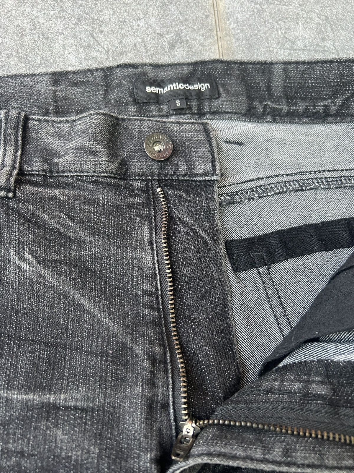 Hysteric Glamour × Japanese Brand × semanticdesign Semantic Design Stretchable 6 Pocket Denim Size US 31 - 16 Thumbnail