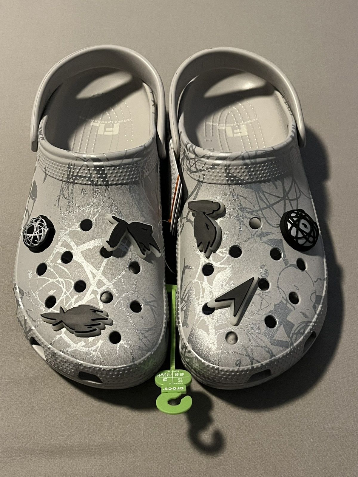 Crocs Classic Clog x Futura Laboratories Pearl White New DS