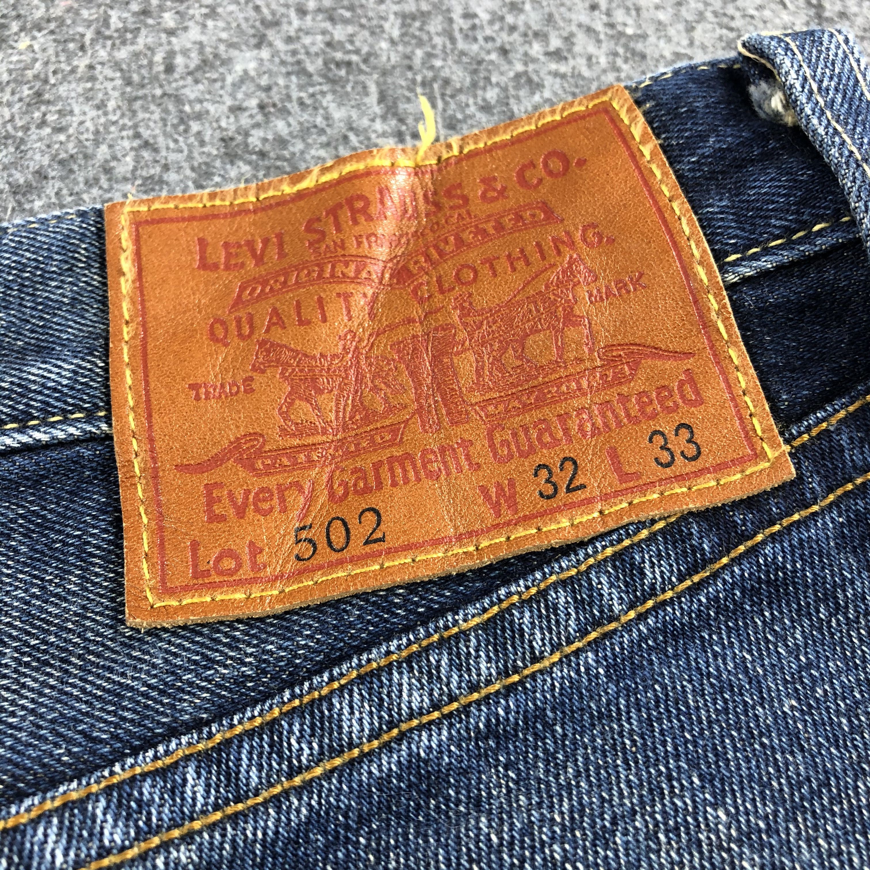 Levi's Vintage Blue Wash Levis 502 Jeans-J1806 Size US 33 - 5 Thumbnail