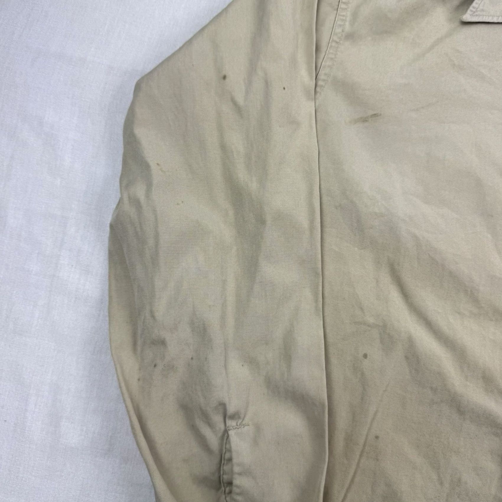 Vintage VINTAGE Army USMC Military Button Up Shirt Adult Medium 1950s True Vintage Beige Mens Size US M / EU 48-50 / 2 - 4 Thumbnail