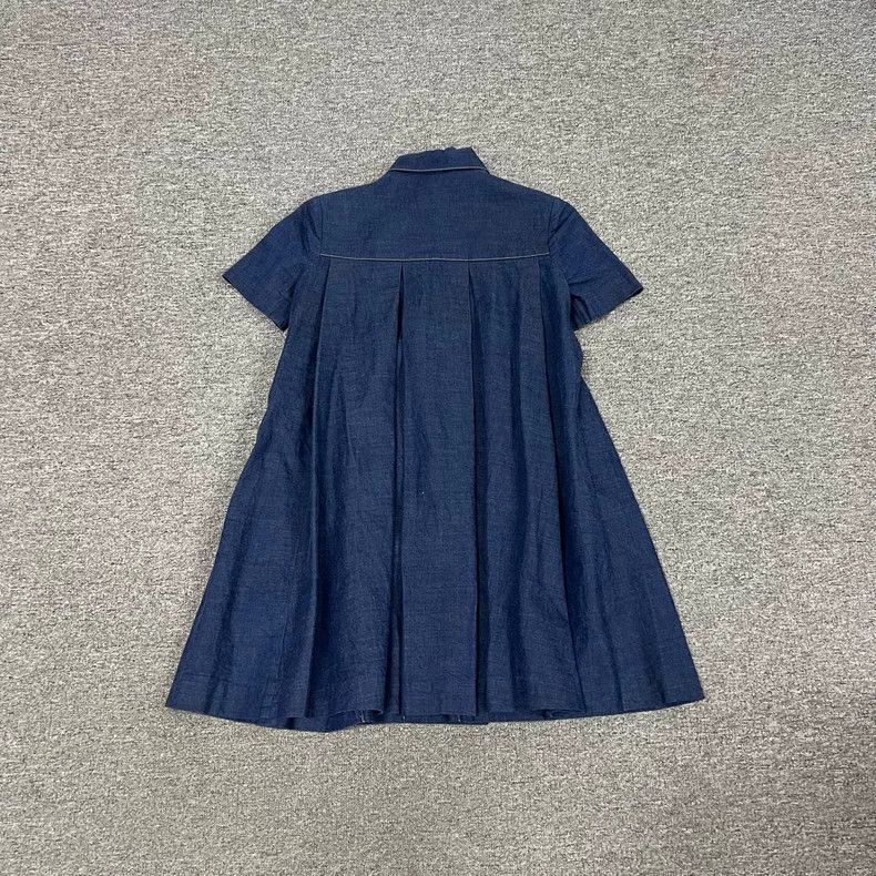 Gucci Gucci Denim Dress with Horsebit Detail-2506 Size S / US 4 / IT 40 - 2 Thumbnail