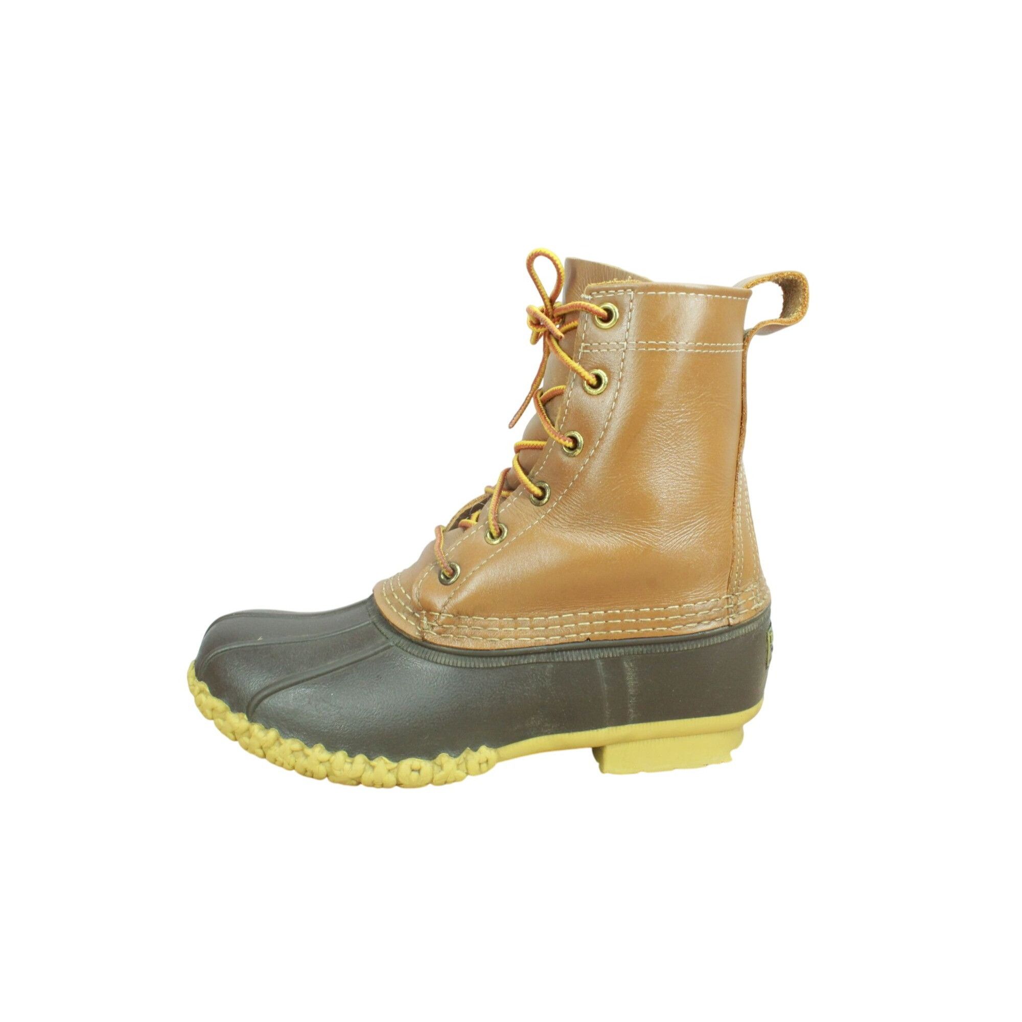 L.L. Bean L.L.Bean 8" Brown Ankle Duck Boots Women’s 7M Size US 7 / IT 37 - 1 Thumbnail