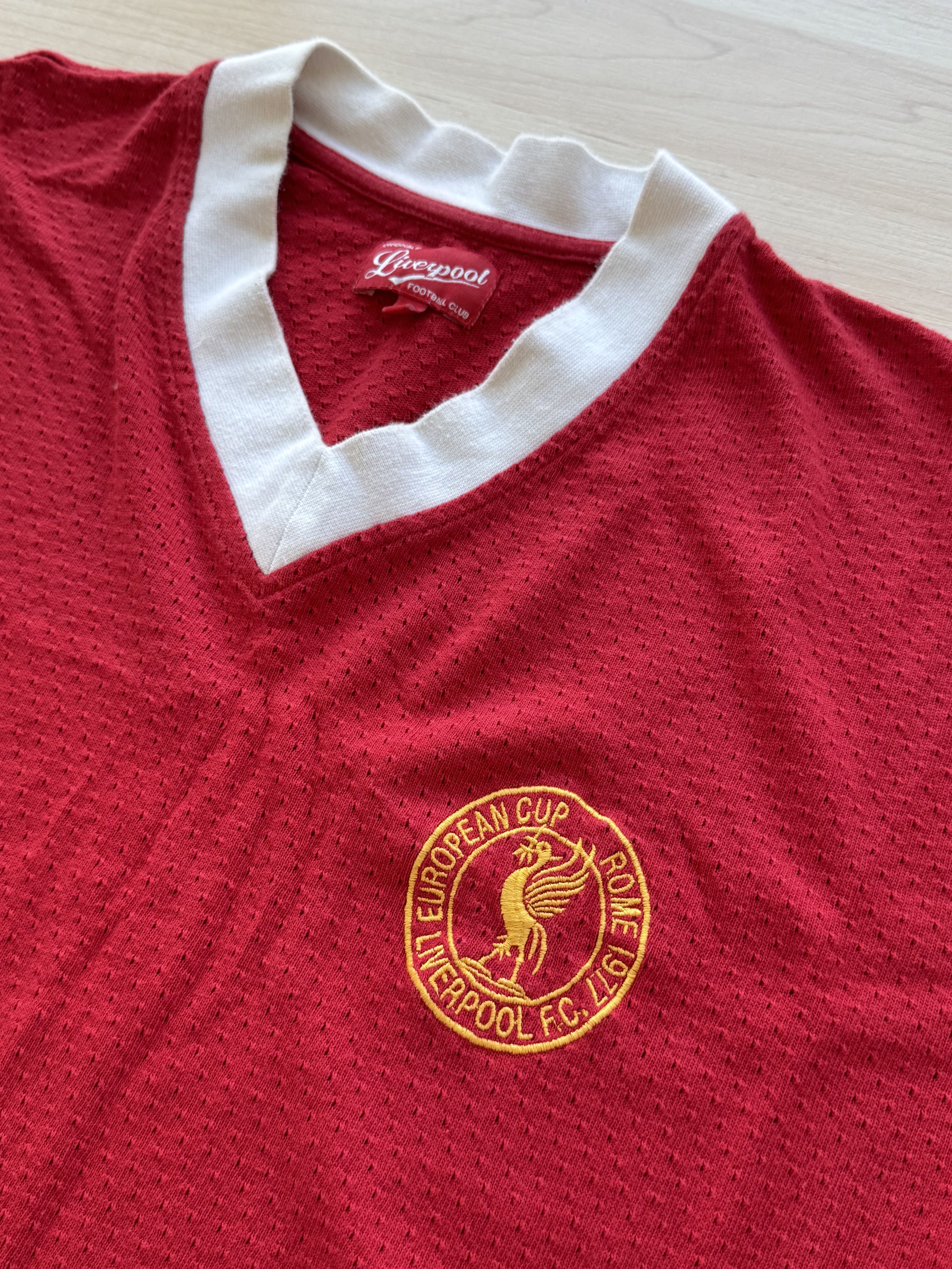 Other Vintage Liverpool 1977 Football Shirt European Cup Size US L / EU 52-54 / 3 - 6 Thumbnail