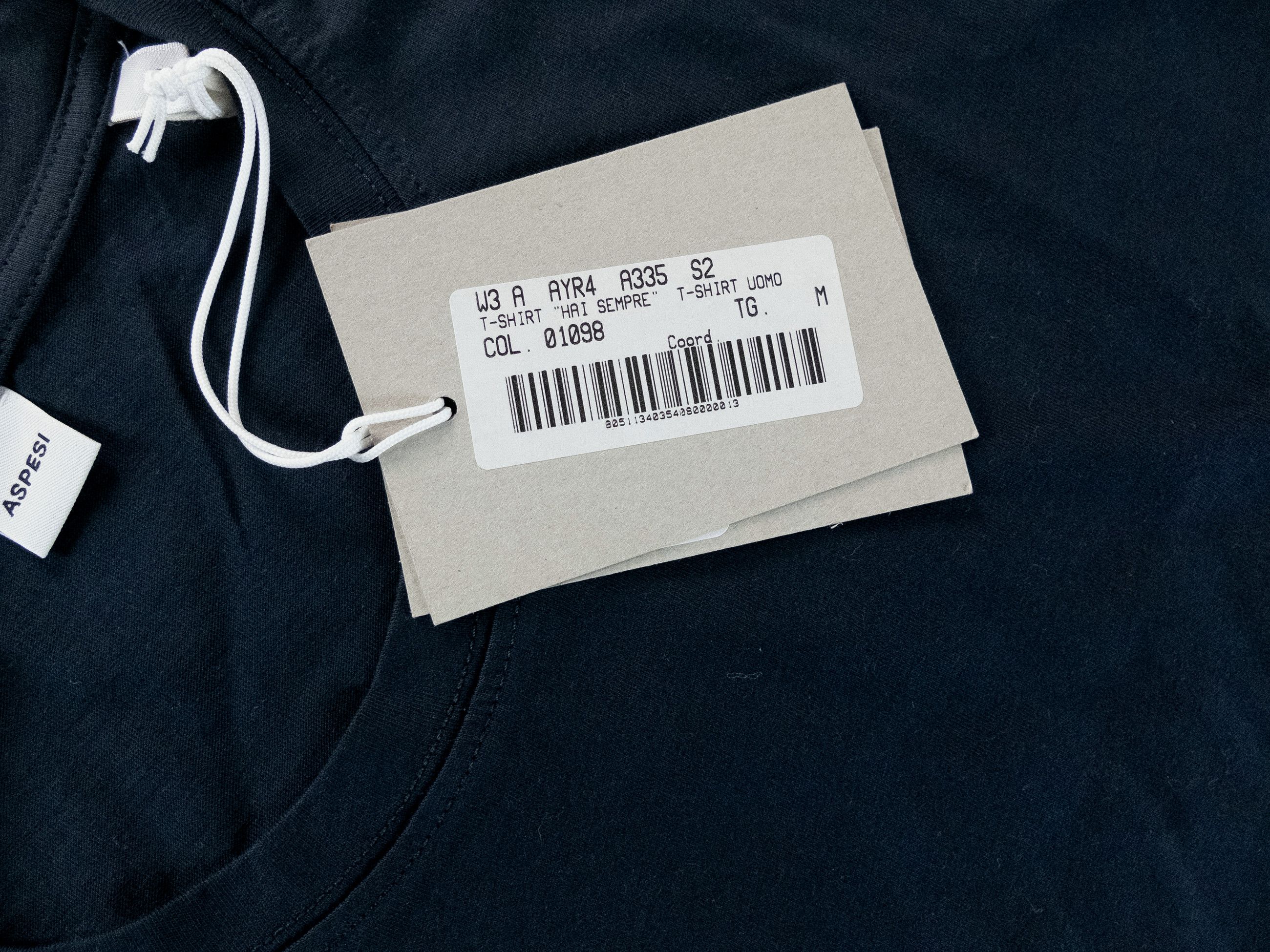 Aspesi ASPESI Hai Sempre solid navy blue t-shirt Medium Size US M / EU 48-50 / 2 - 3 Thumbnail