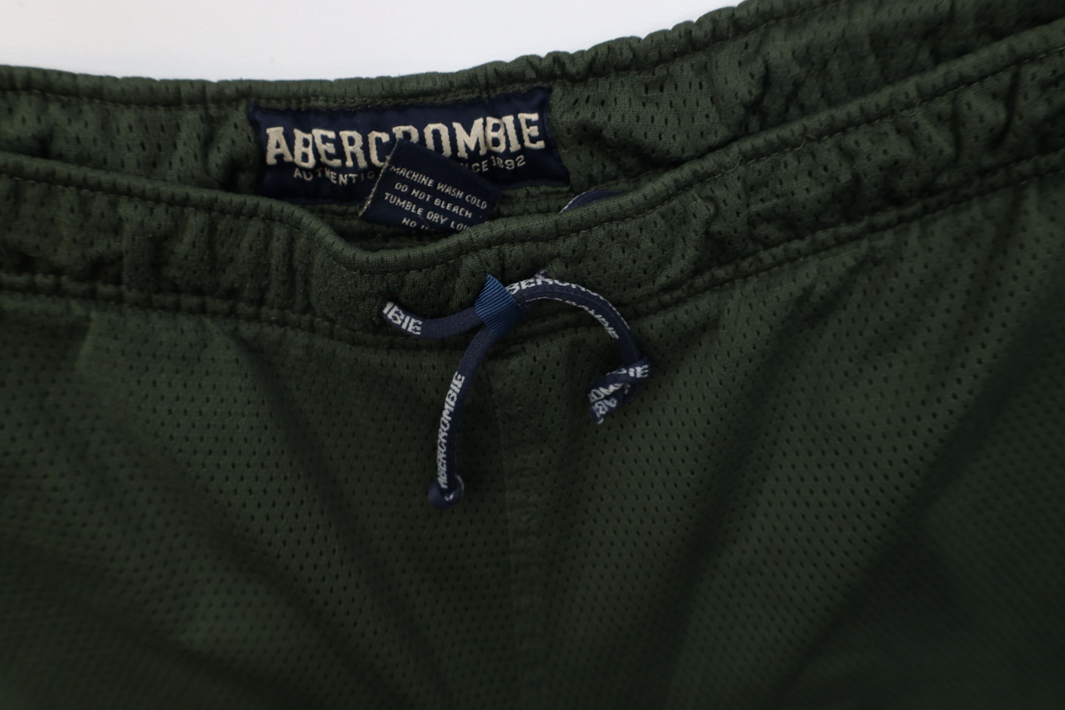 Abercrombie & Fitch Vintage 90s Y2K Abercrombie & Fitch Basketball Shorts Green Size US 34 / EU 50 - 6 Thumbnail