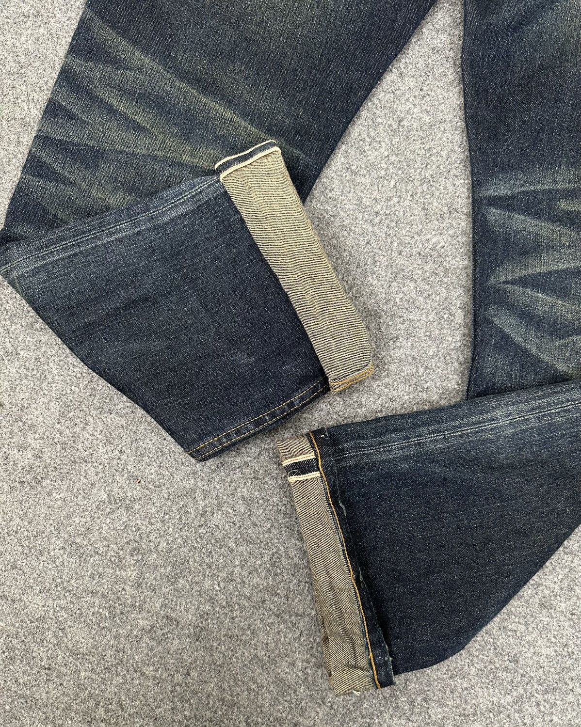 Levi's × Vintage Levi’s- Vintage 501 Buckley Back Indigo Big E Selvedge Jeans Size US 32 / EU 48 - 14 Thumbnail