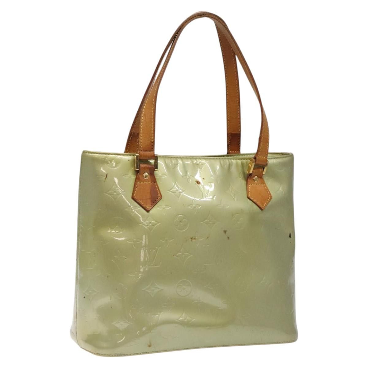 Louis Vuitton LOUIS VUITTON Monogram Vernis Houston Hand Bag Gris M91053 Size ONE SIZE - 1 Thumbnail