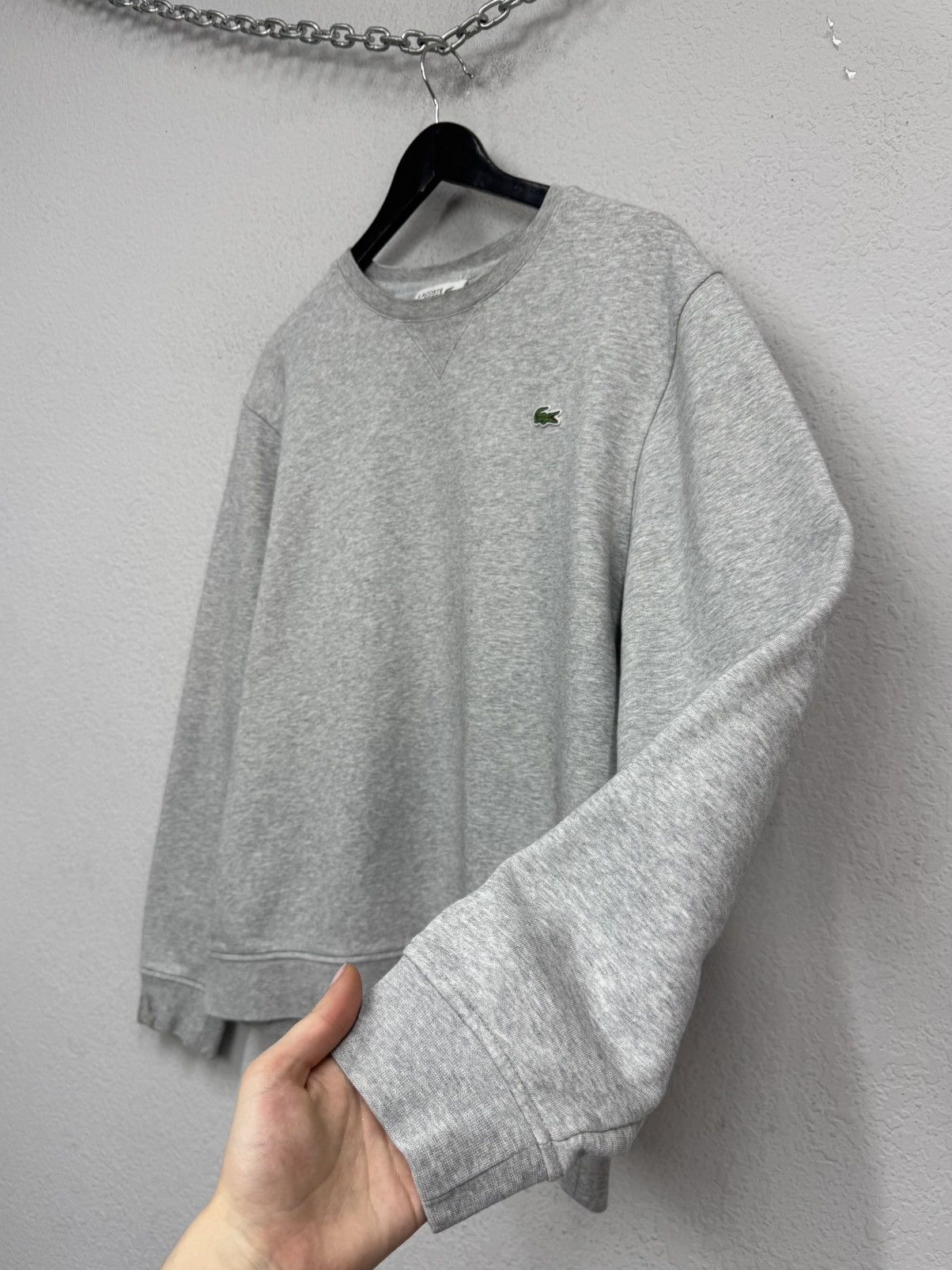 Lacoste Vintage Lacoste Hoodie Y2k Streetwear Sweatshirt Size US XL / EU 56 / 4 - 4 Thumbnail