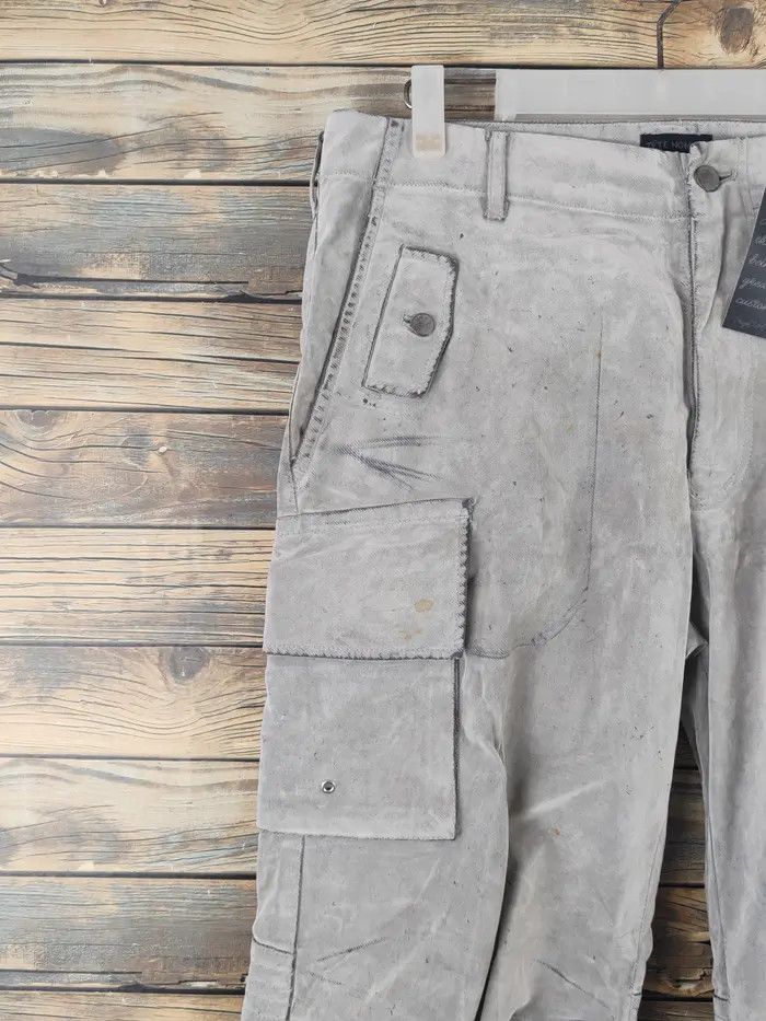 Tete Homme DL Tete Homme Gray Multipocket Cargo Pants #46-080 Size US 34 / EU 50 - 5 Thumbnail
