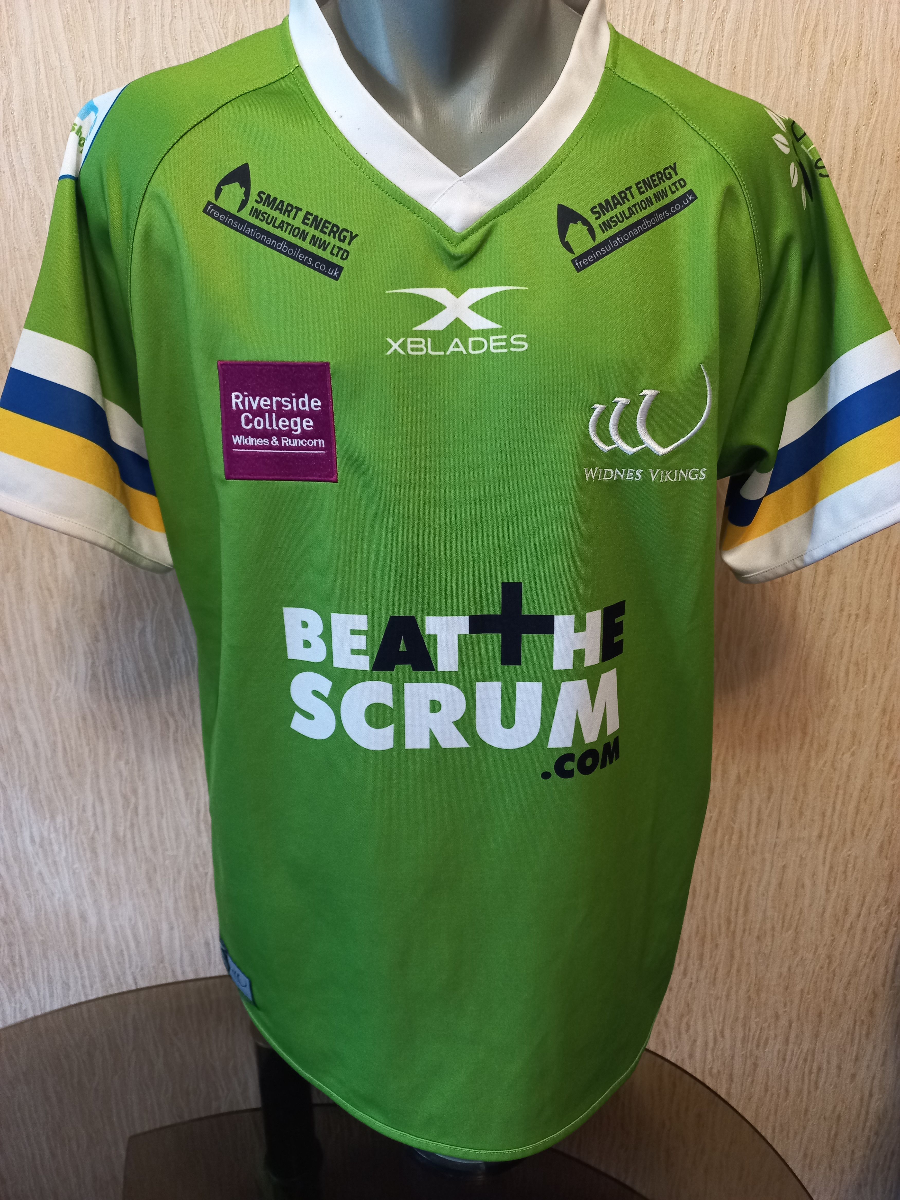 Other XBlades Widnes Vikings 2019 Rugby jersey shirt (Size L) Size US L / EU 52-54 / 3 - 1 Thumbnail