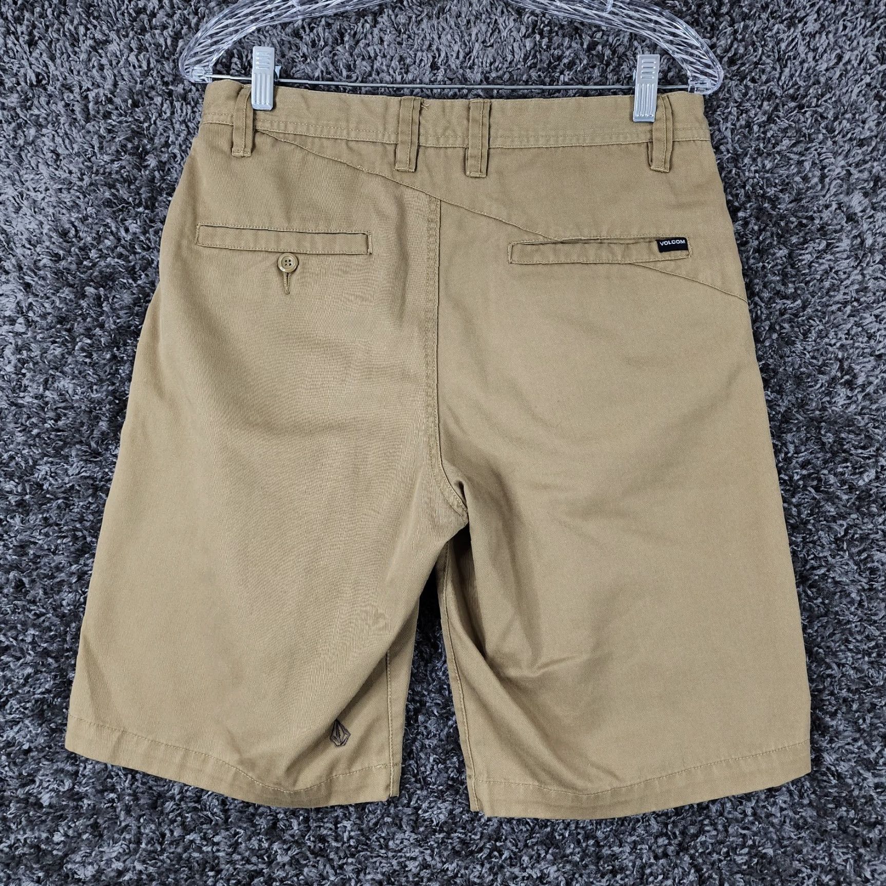 Volcom Volcom Stone Mens Brown Polyester Cotton Chino Shorts Size 30 Brown Chino Shorts Mens 30 Volcom Stone Size US 30 / EU 46 - 5 Thumbnail