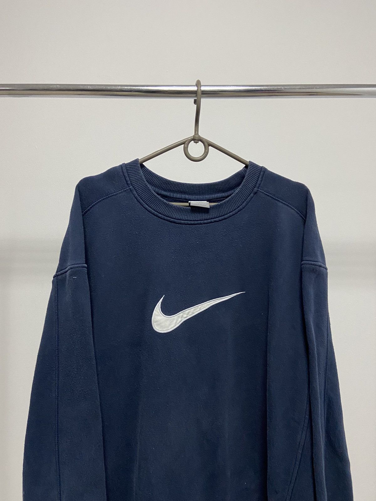 Nike × Vintage Nike Sweatshirt Big Swoosh Logo Vintage 90s Size US XXL / EU 58 / 5 - 2 Thumbnail