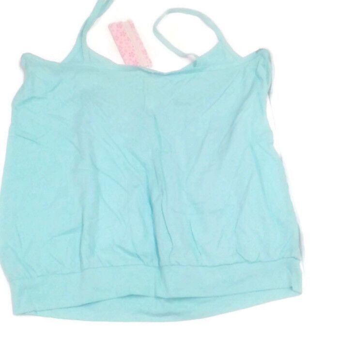 Energie Energie Size L Juniors Tank Top Light Blue Embroidered Flora Size L / US 10 / IT 46 - 6 Thumbnail