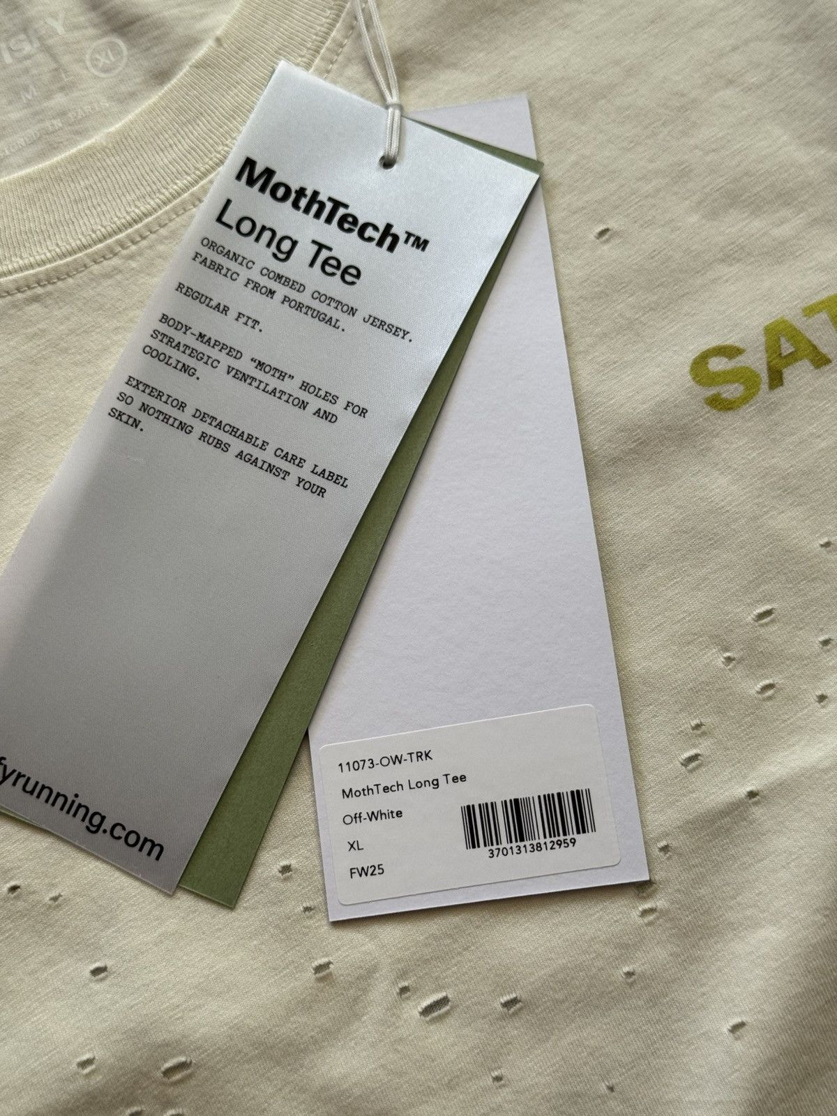 Satisfy Satisfy Running MothTech The Rocker “Off-White” Long Sleeve Size US XL / EU 56 / 4 - 9 Thumbnail