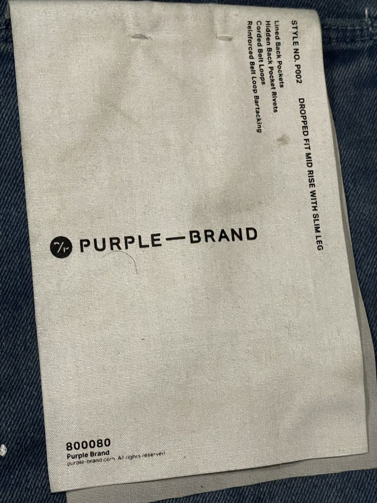 Purple Brand Purple Brand Denim Jeans Cobalt Paint Splatter Spray Size 40 Size US 40 / EU 56 - 17 Thumbnail