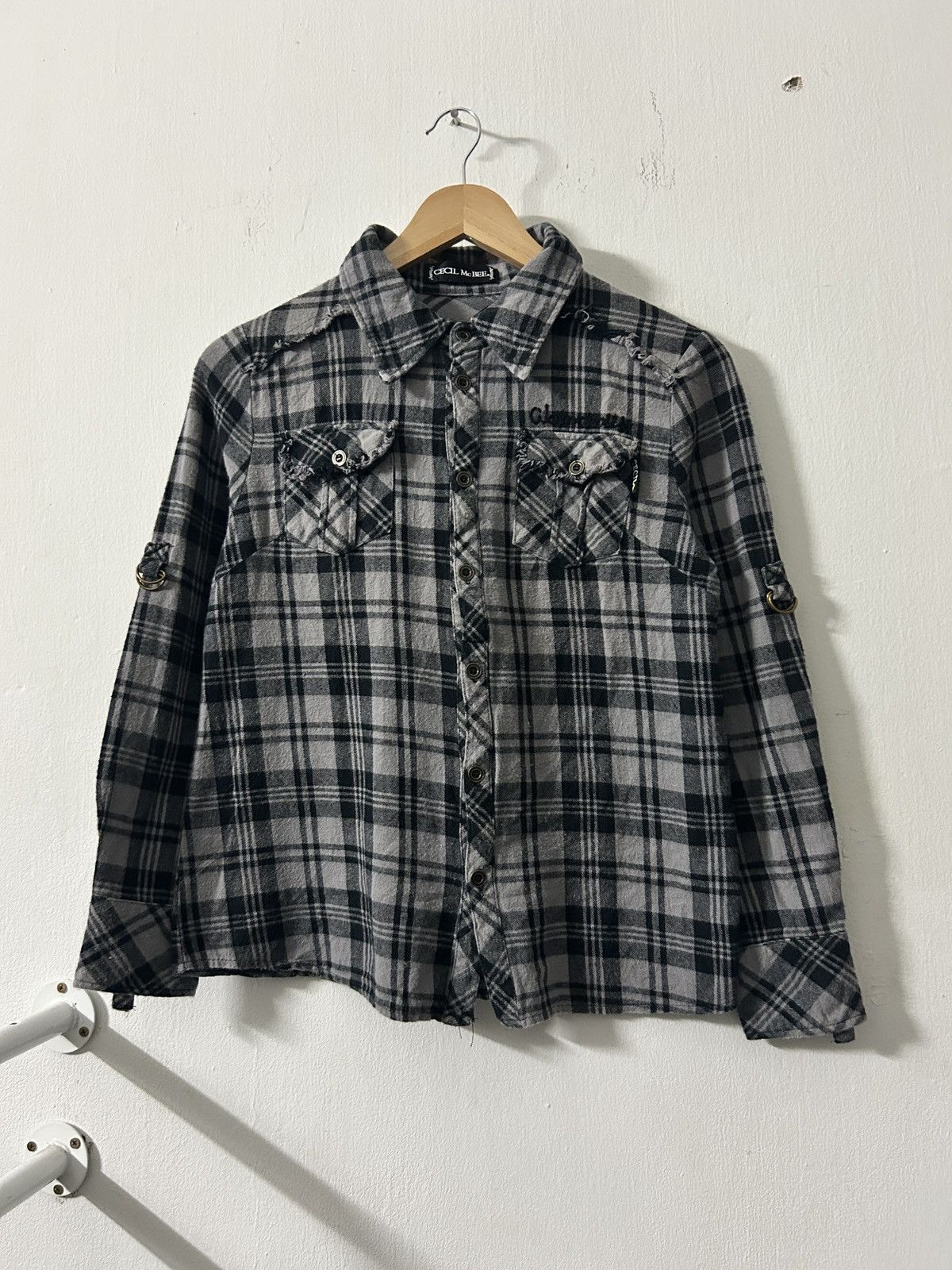 Beauty Beast Cecil Mcbee Checked Distressed Punk Style Size XS / US 0-2 / IT 36-38 - 1 Thumbnail