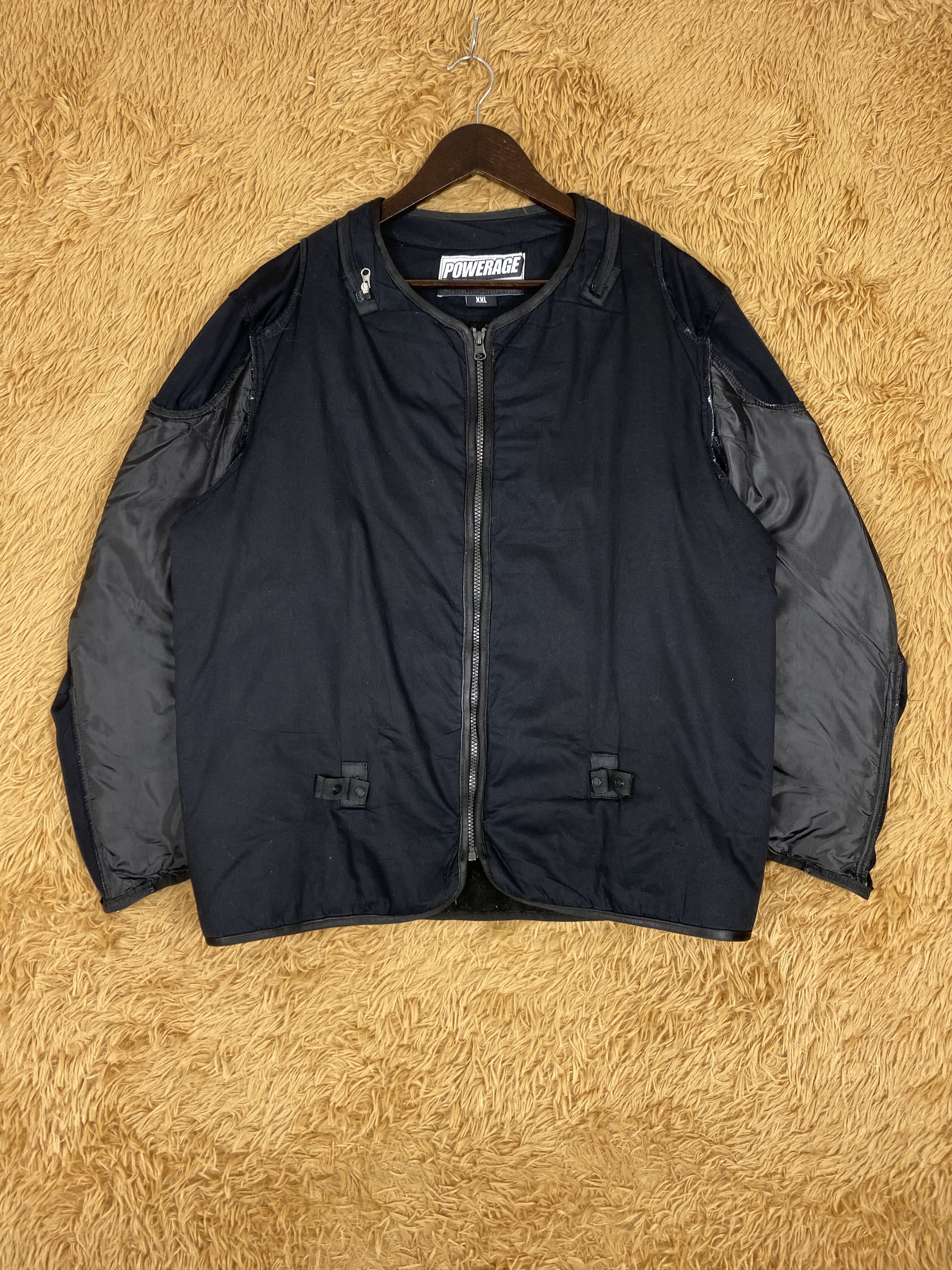 Japanese Brand × Vintage Vintage Powerage Fleece Lining Jacket Size US XXL / EU 58 / 5 - 1 Thumbnail