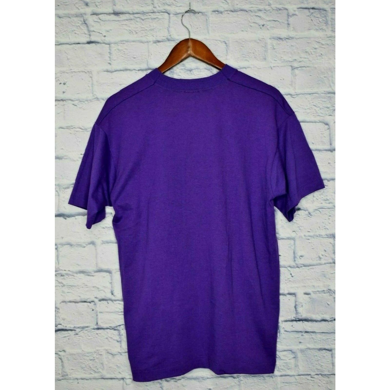 Fruit Of The Loom VINTAGE Fruit of the Loom Crystal Beach Manor Maryland T-Shirt Short Sleeve Purple S Adults Unisex Crew Neck Graphic Print Vintage Size US S / EU 44-46 / 1 - 3 Thumbnail