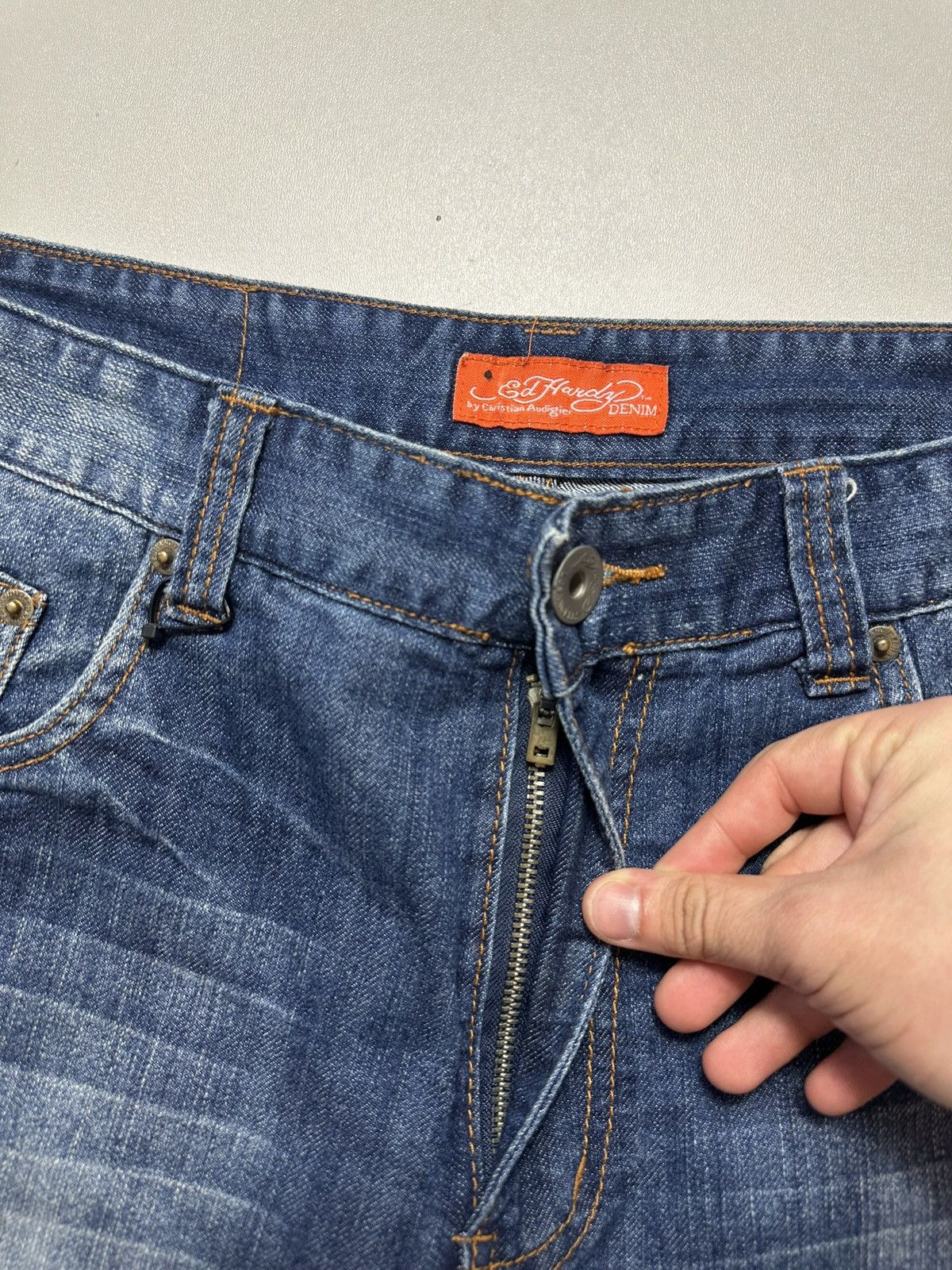 Ed Hardy Vintage Ed Hardy Jorts Size US 34 / EU 50 - 8 Thumbnail