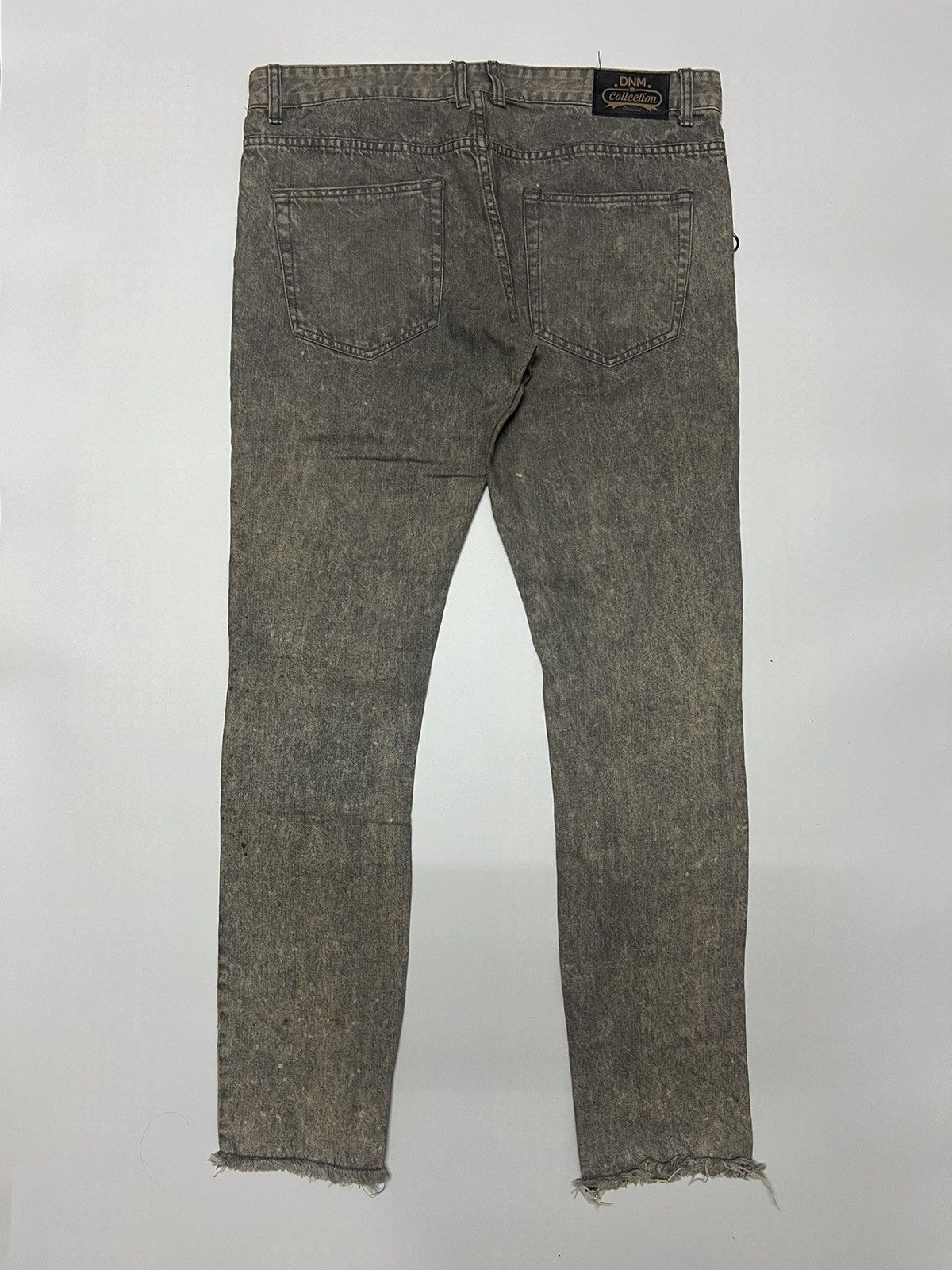 Japanese Brand DNM Collection Acid Wash Distressed Denim Size US 39 - 11 Thumbnail