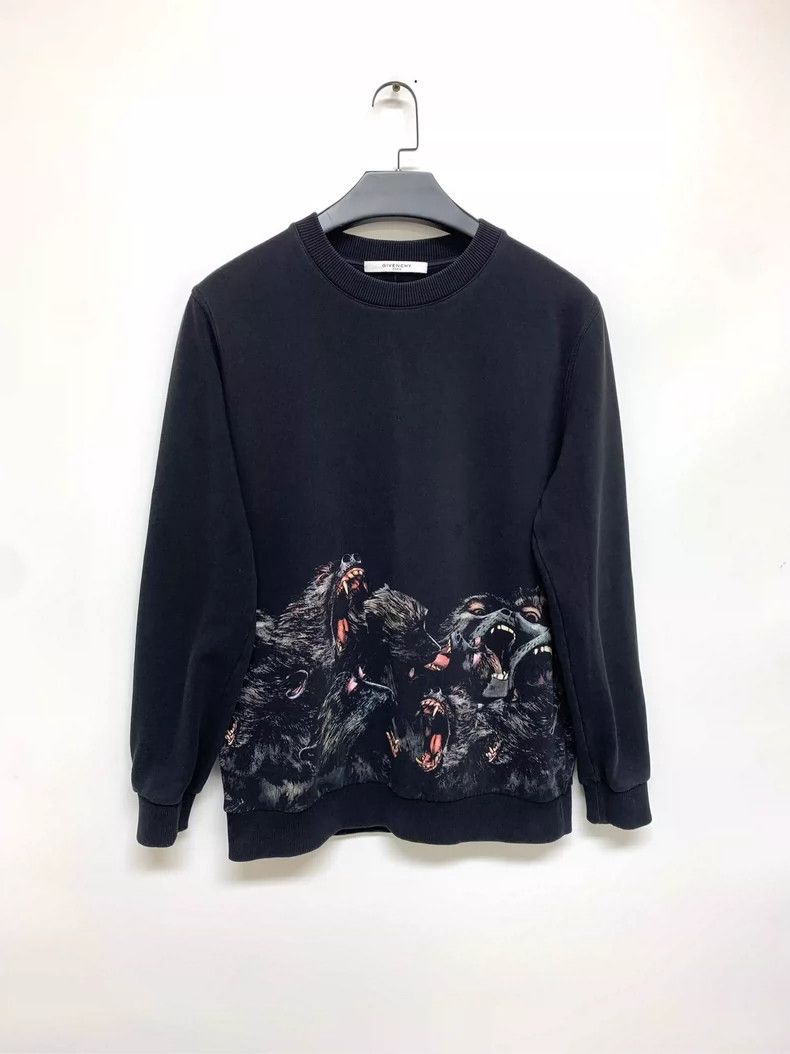 Givenchy Givenchy Classic Black Monkey Group Hoodie Size US S / EU 44-46 / 1 - 1 Thumbnail