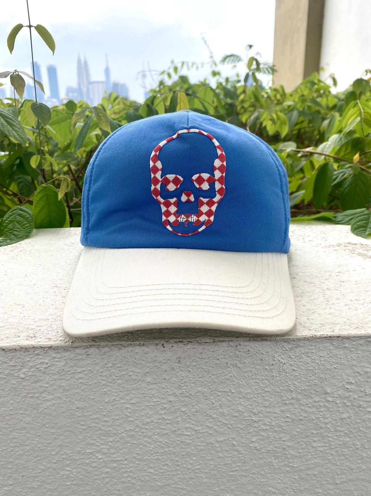 Lucien Pellat-Finet Lucien pellat-finet checkered skull trucker cap Size ONE SIZE - 2 Thumbnail