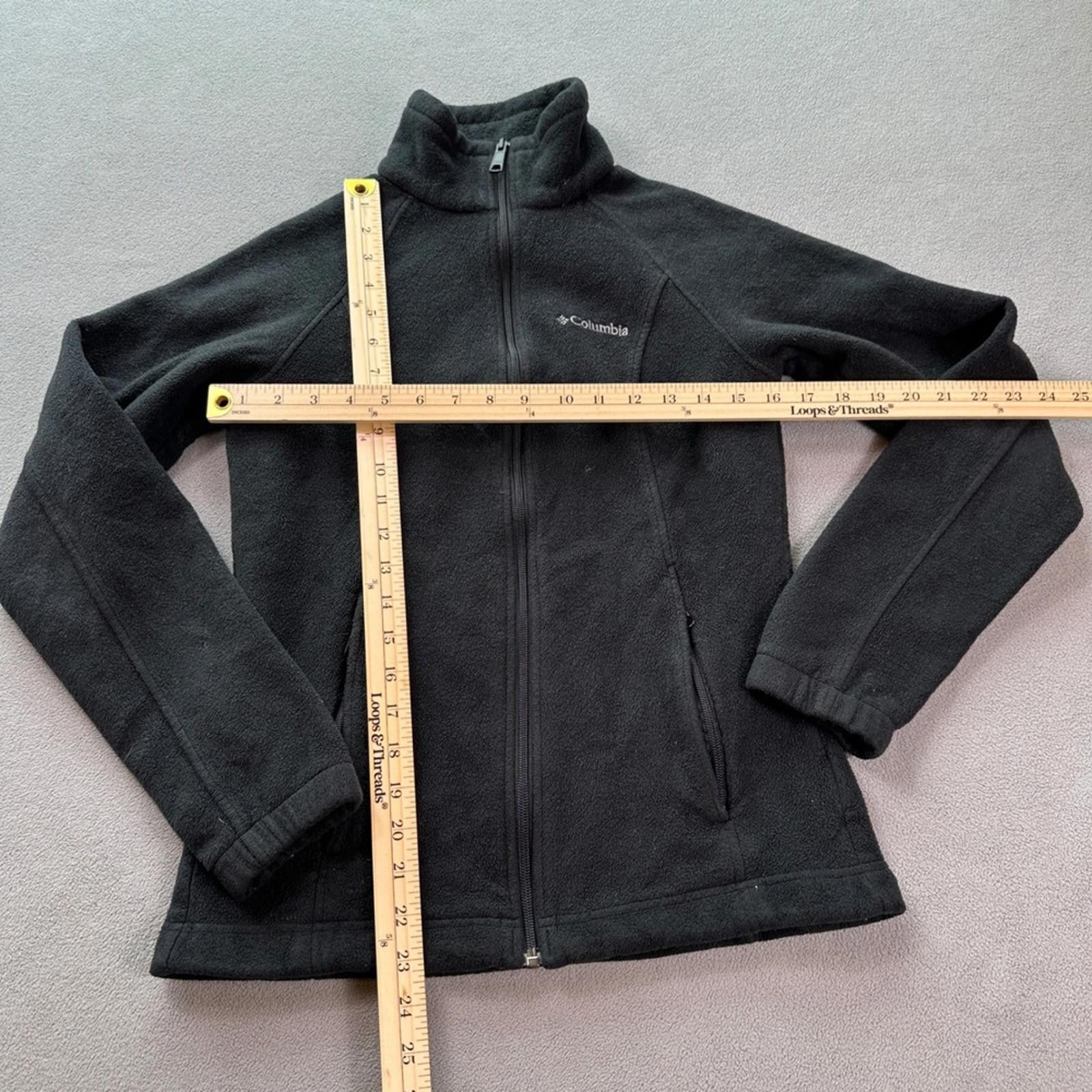 Columbia Columbia Sportswear Full Zip Fleece Jacket Women's M Black Size M / US 6-8 / IT 42-44 - 3 Thumbnail